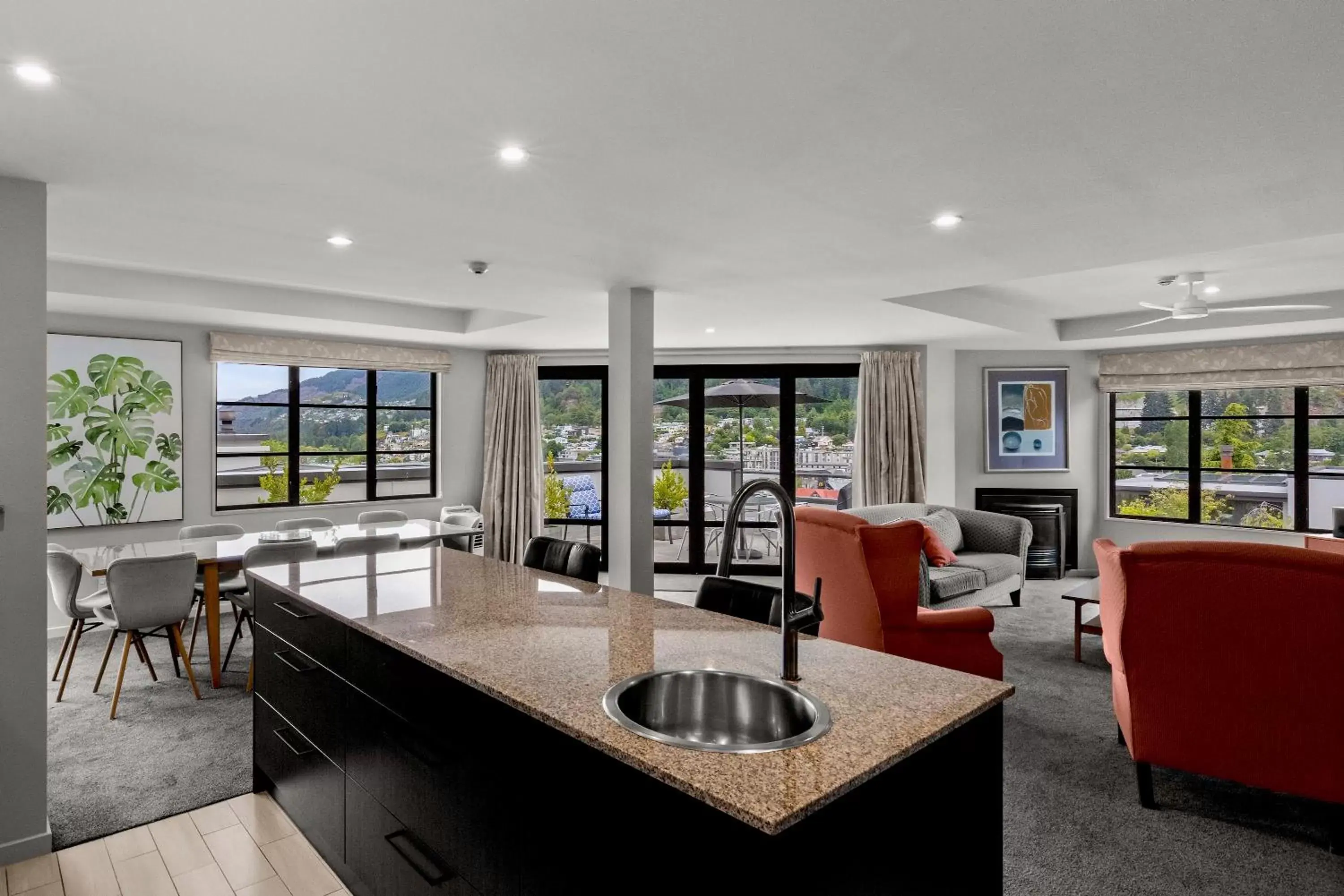 kitchen in The Glebe Apartments