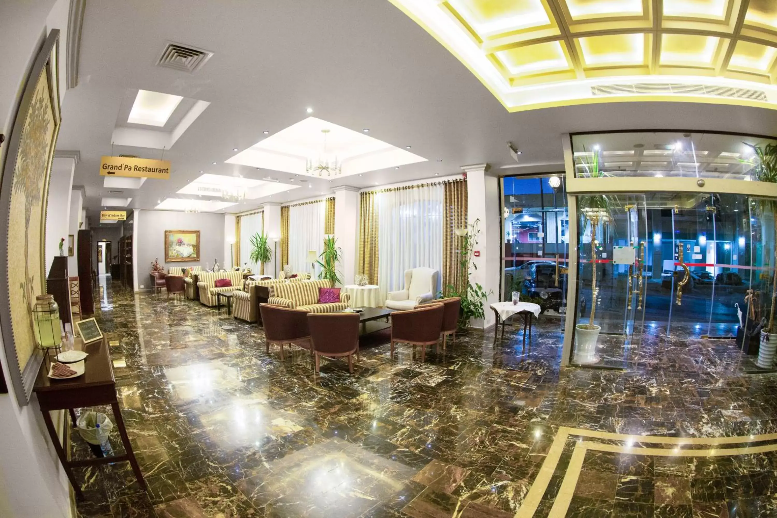 Lobby or reception in Grand Hotel Madaba Lobby or reception in Grand Hotel Madaba