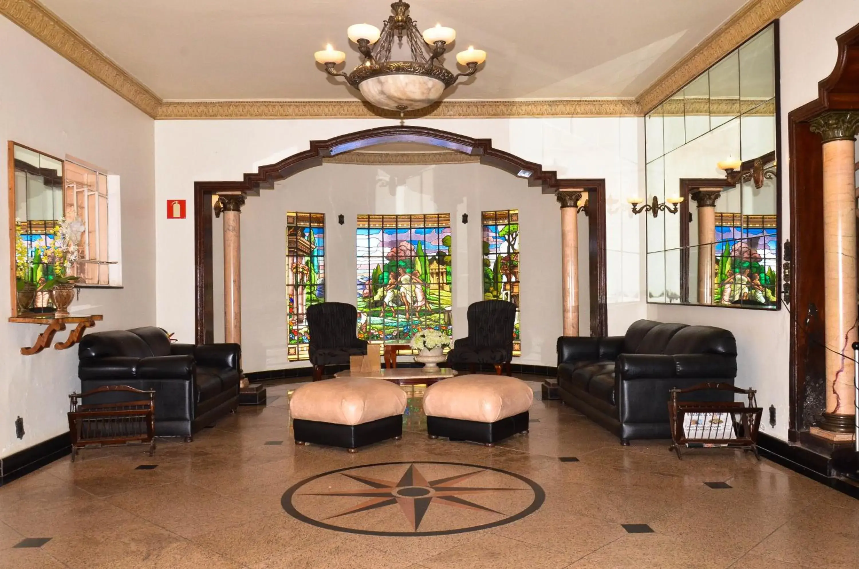 Living room, Lobby/Reception in Tamareiras Park Hotel