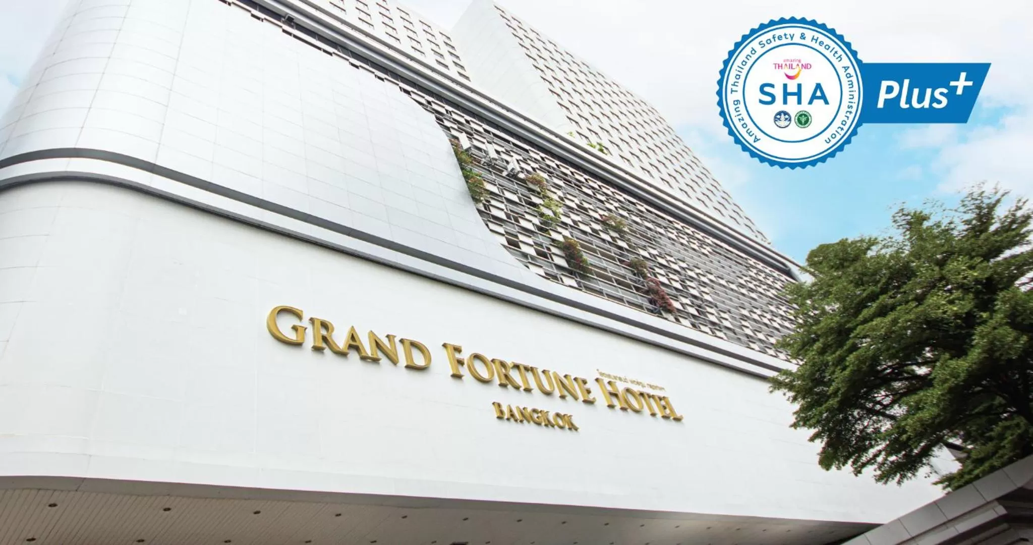 Property logo or sign, Property Logo/Sign in Grand Fortune Hotel Bangkok - SHA Extra Plus