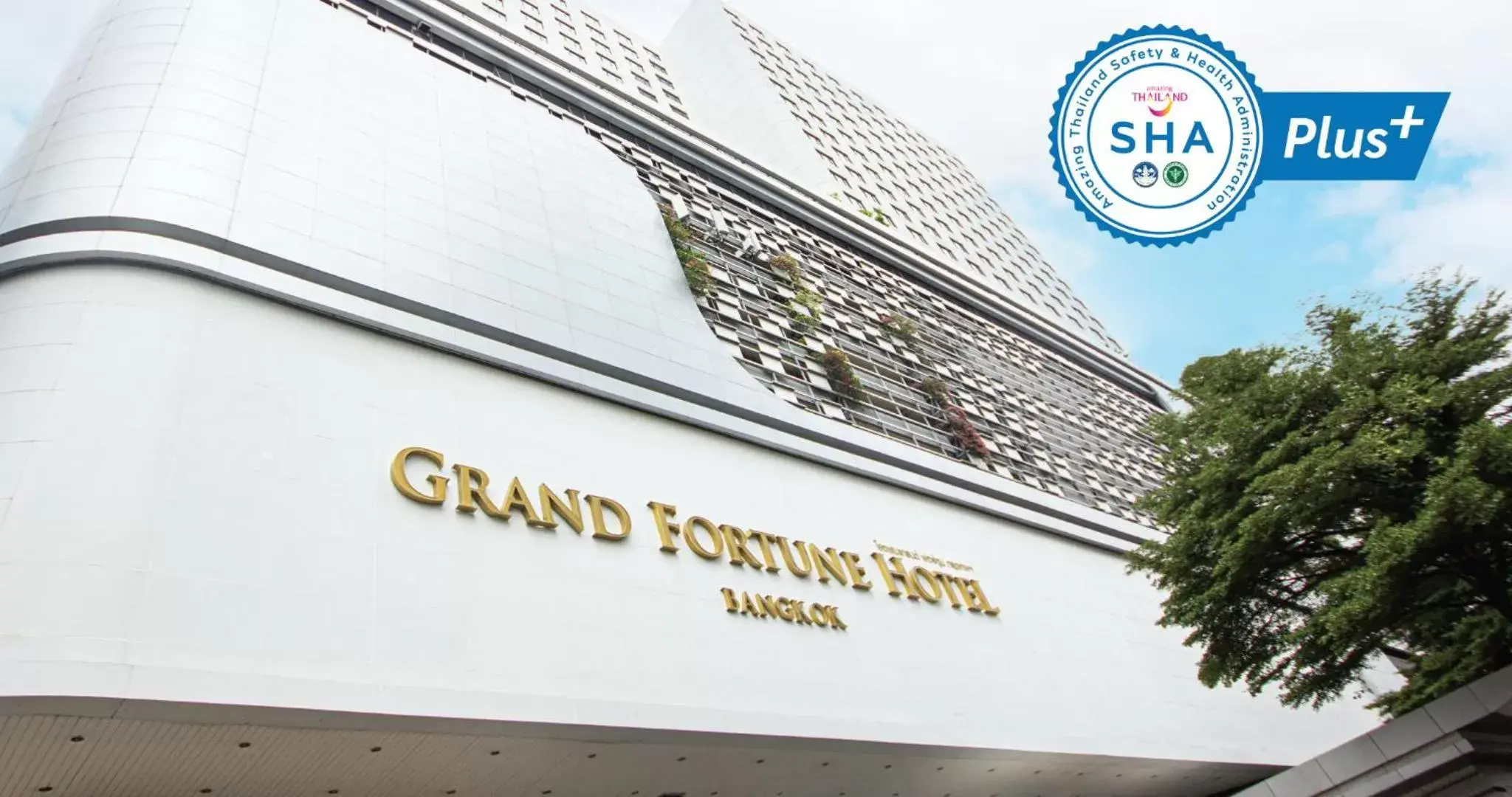 Property logo or sign, Property Logo/Sign in Grand Fortune Hotel Bangkok - SHA Extra Plus
