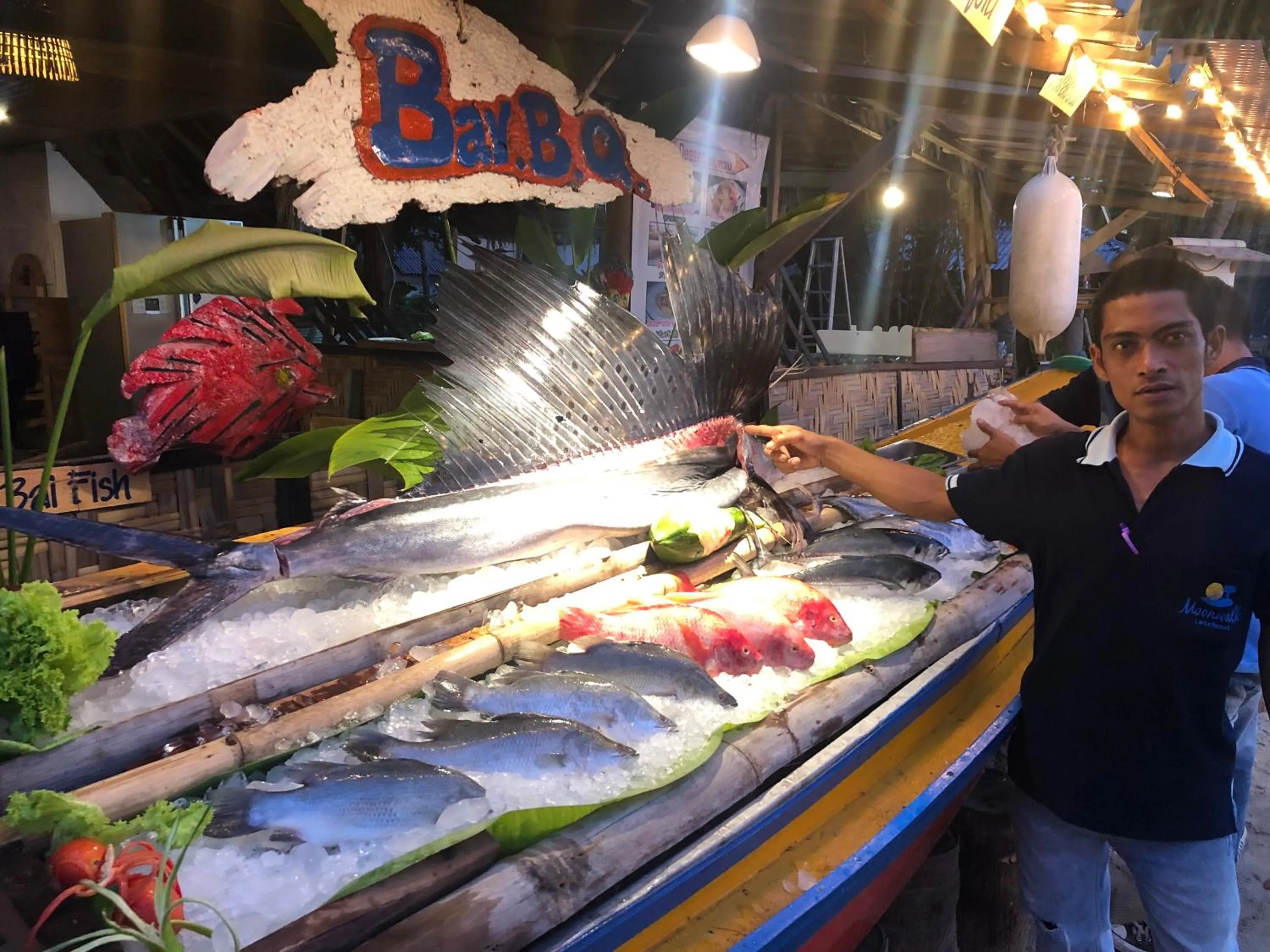 BBQ facilities in Moonwalk Lanta Resort