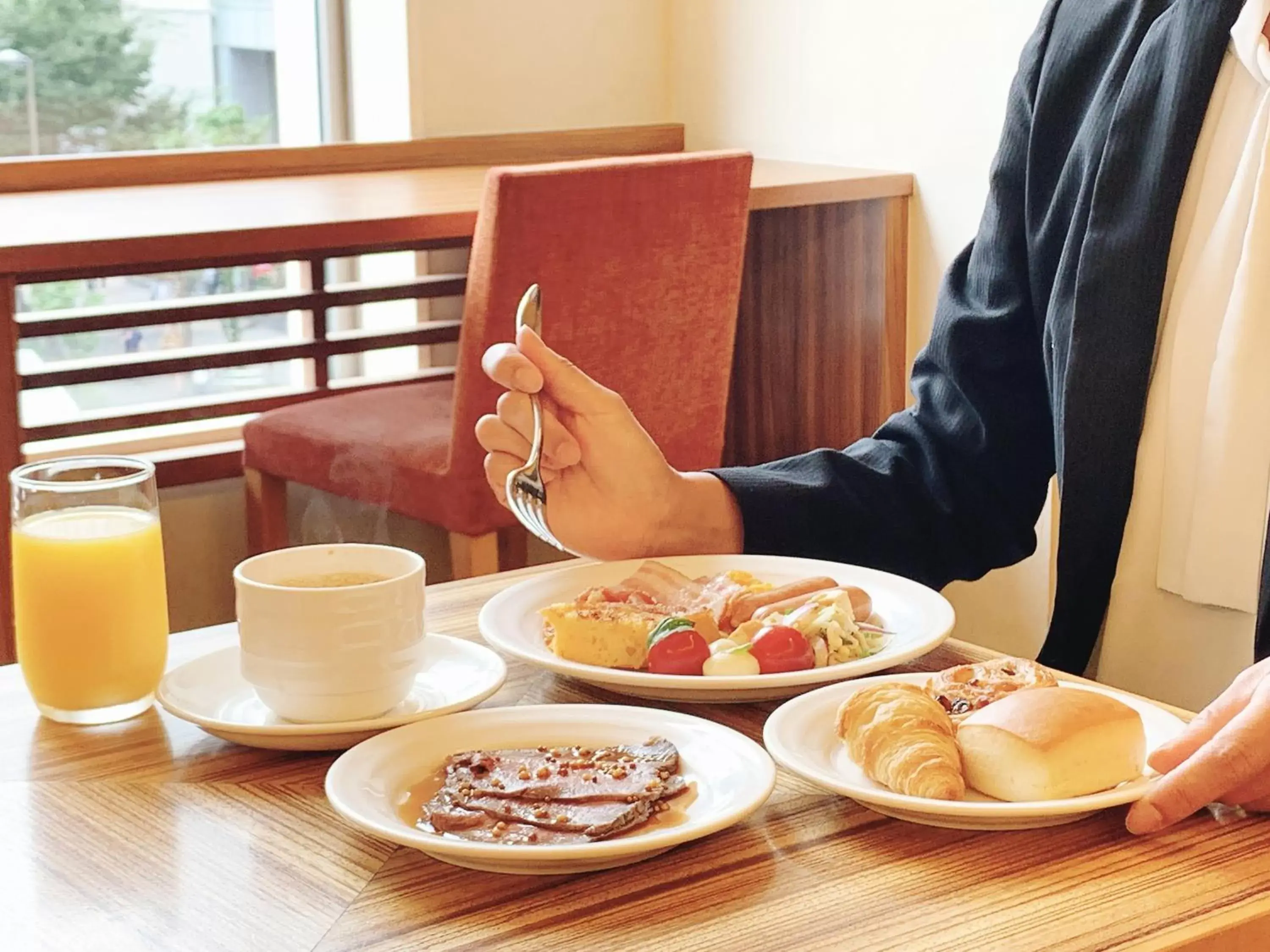 Buffet breakfast in Akihabara Washington Hotel