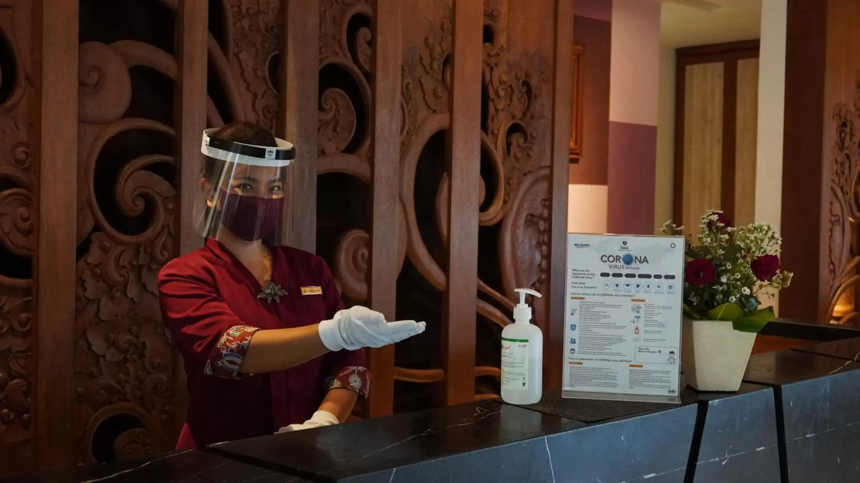 Lobby or reception in Grand Inna Kuta Lobby or reception in Grand Inna Kuta