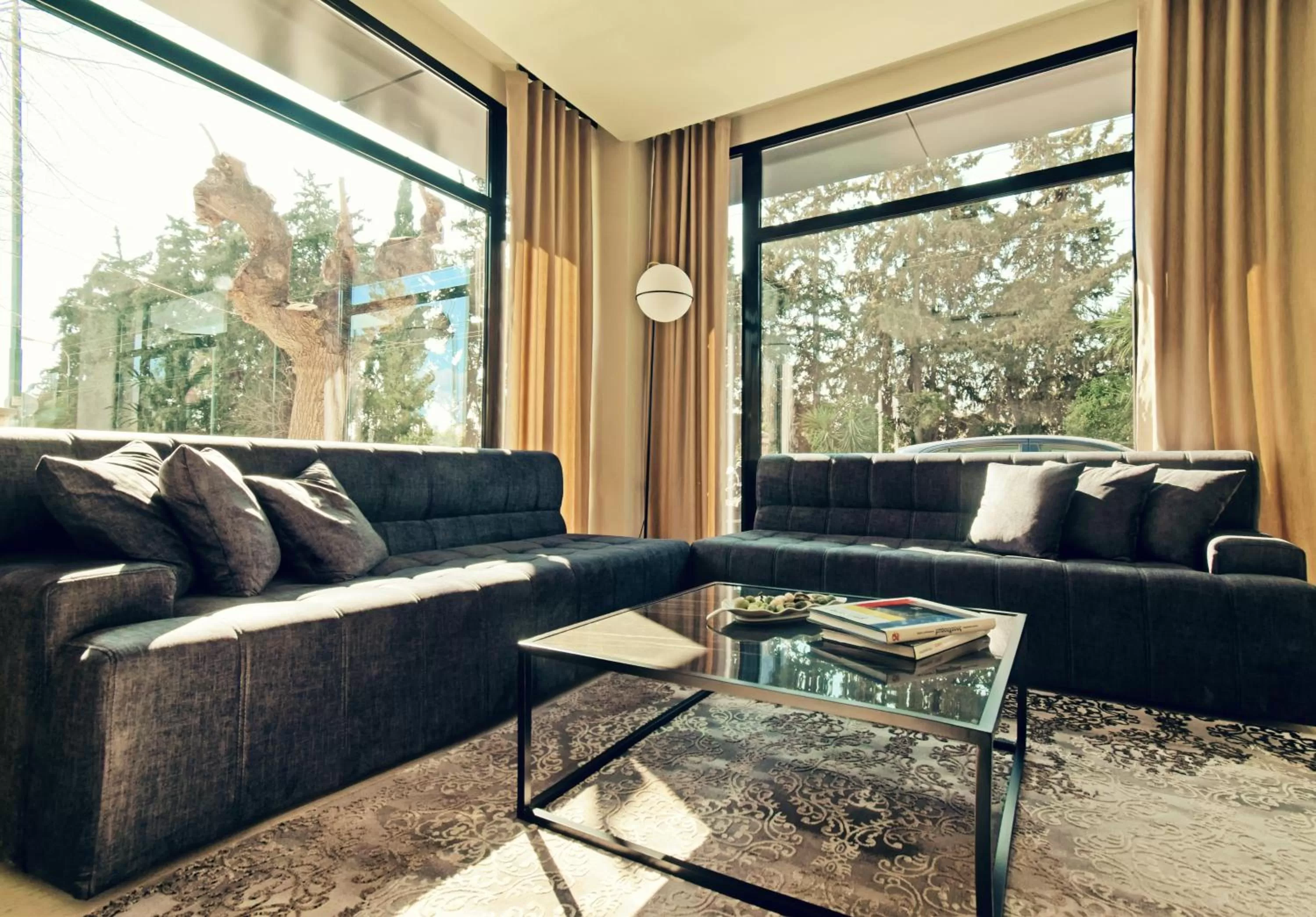 Living room in Athens Iris Hotel