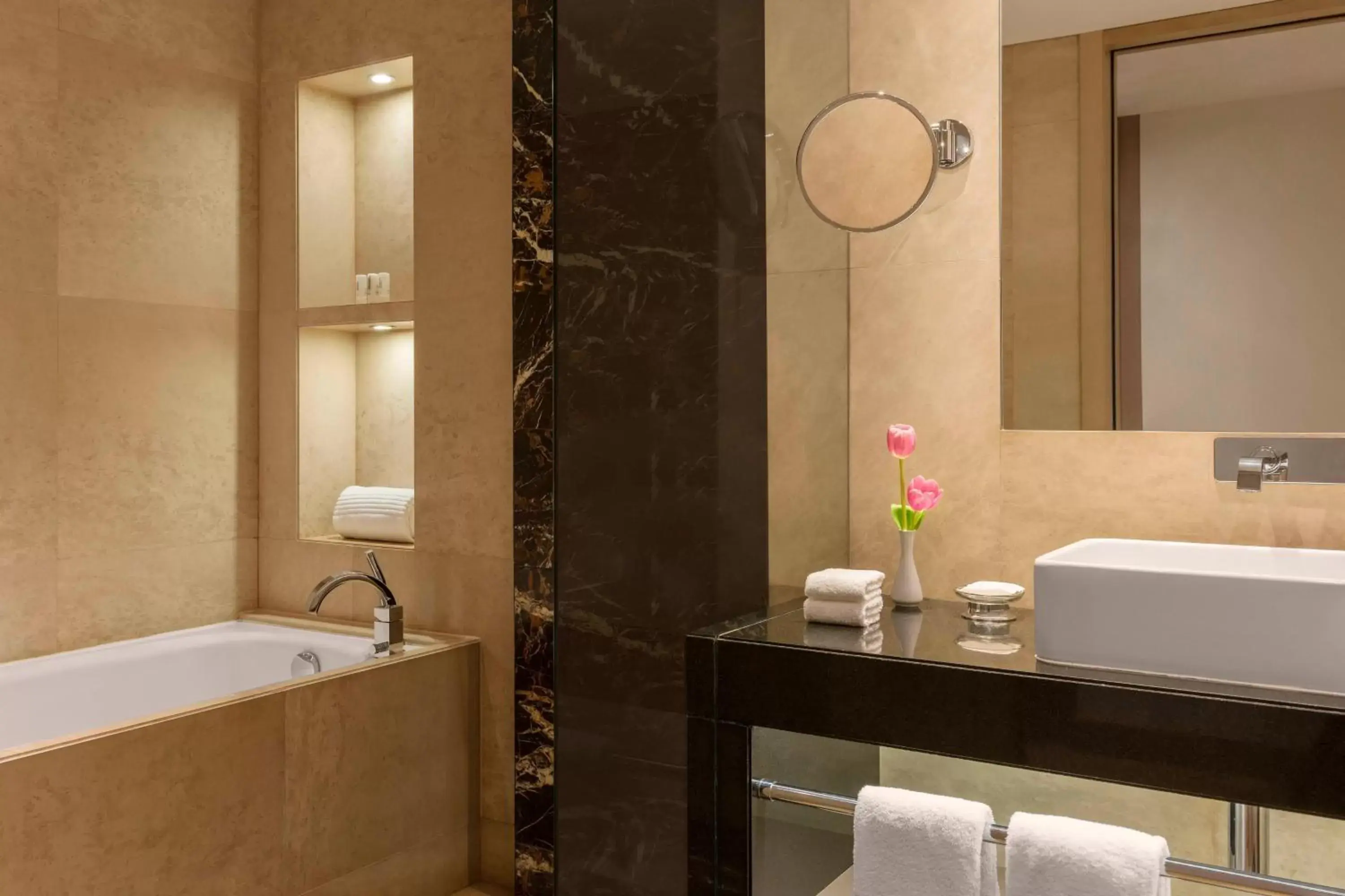 Bathroom in Le Royal Meridien Abu Dhabi