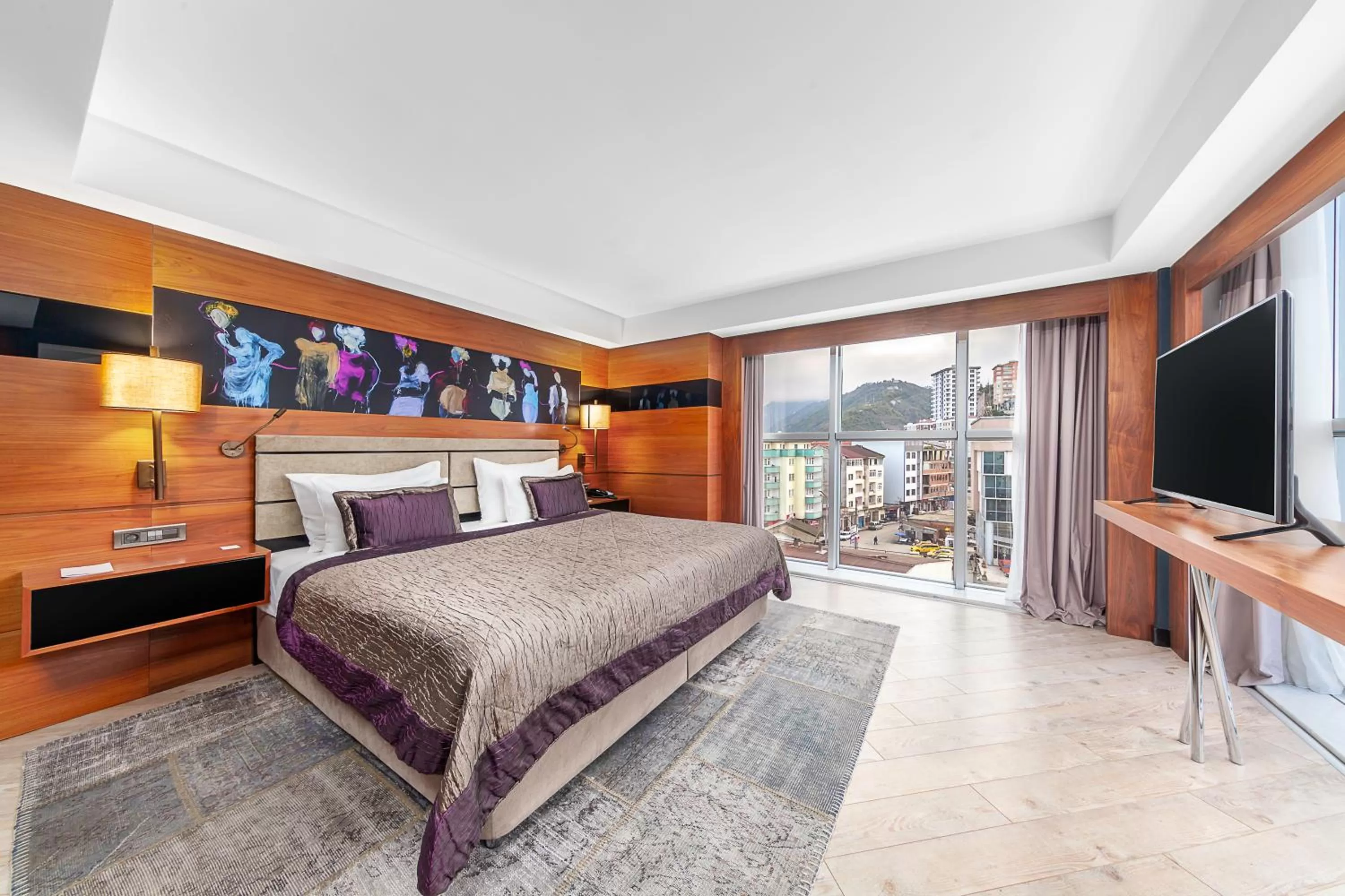 City view, Bed in Park Dedeman Trabzon