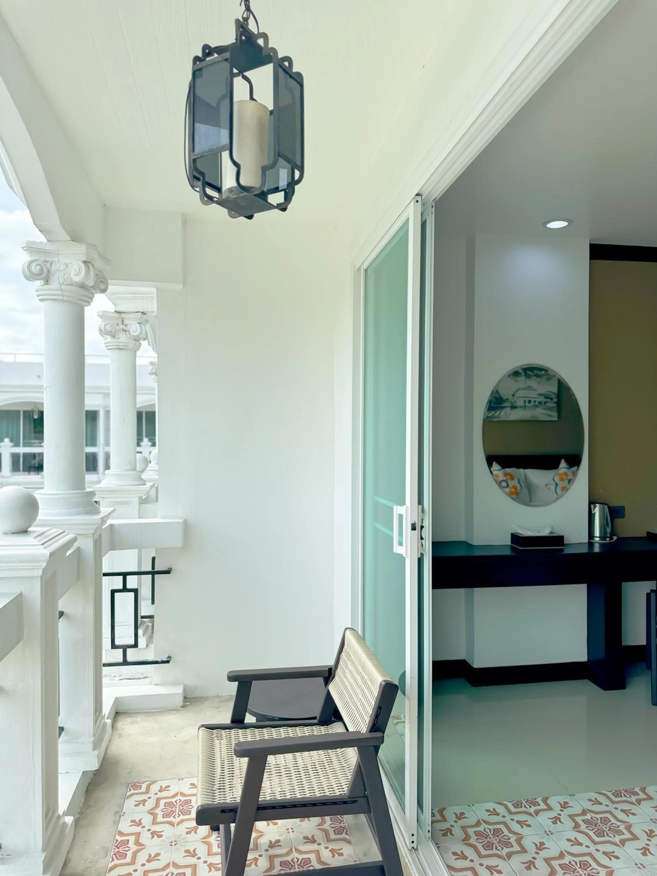 Balcony/Terrace in Grand Supicha City Hotel