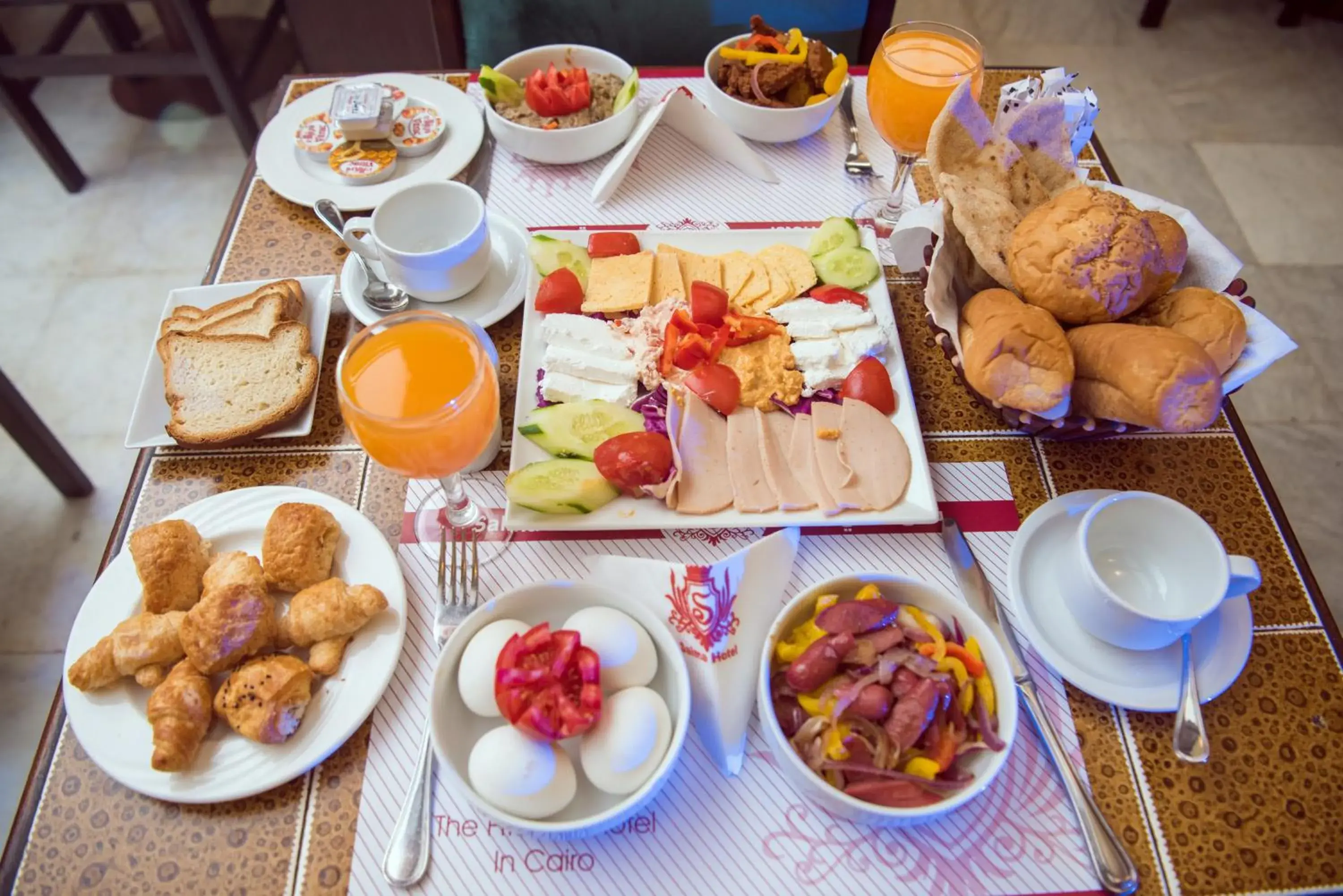 Food and drinks, Breakfast in Salma Hotel Cairo