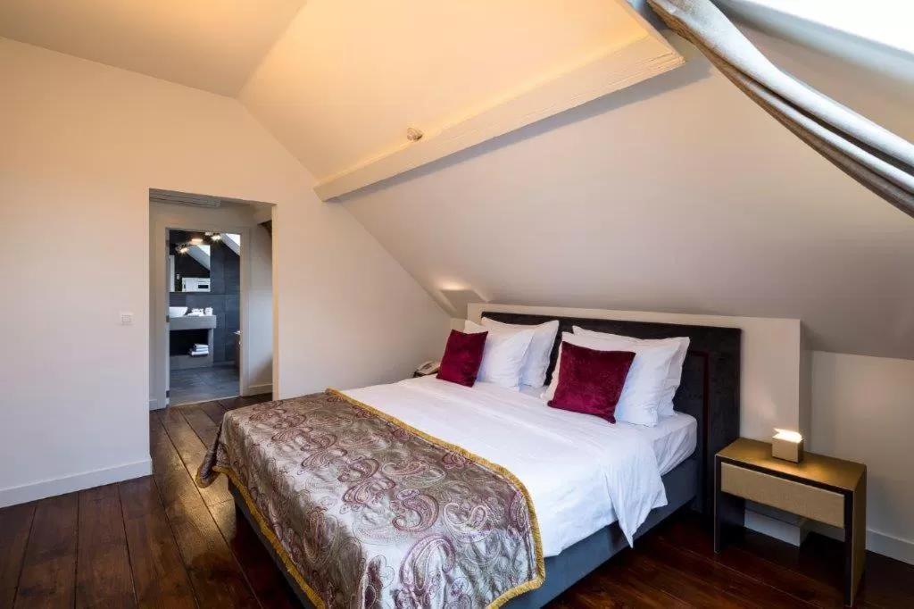 Bed in Hotel 'T Sandt