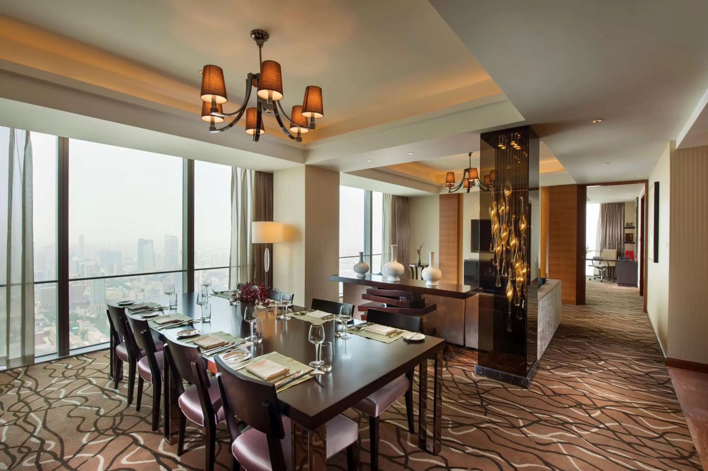 Living room in Hilton Shijiazhuang