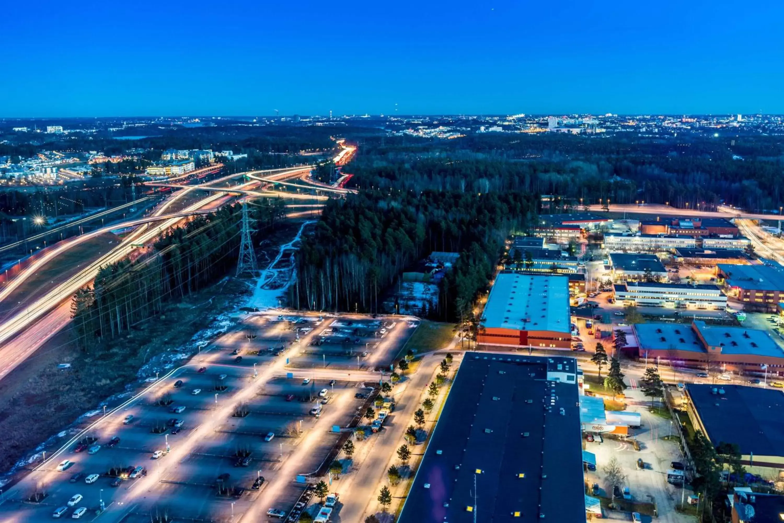 Property building, Bird's-eye View in Scandic Victoria Tower