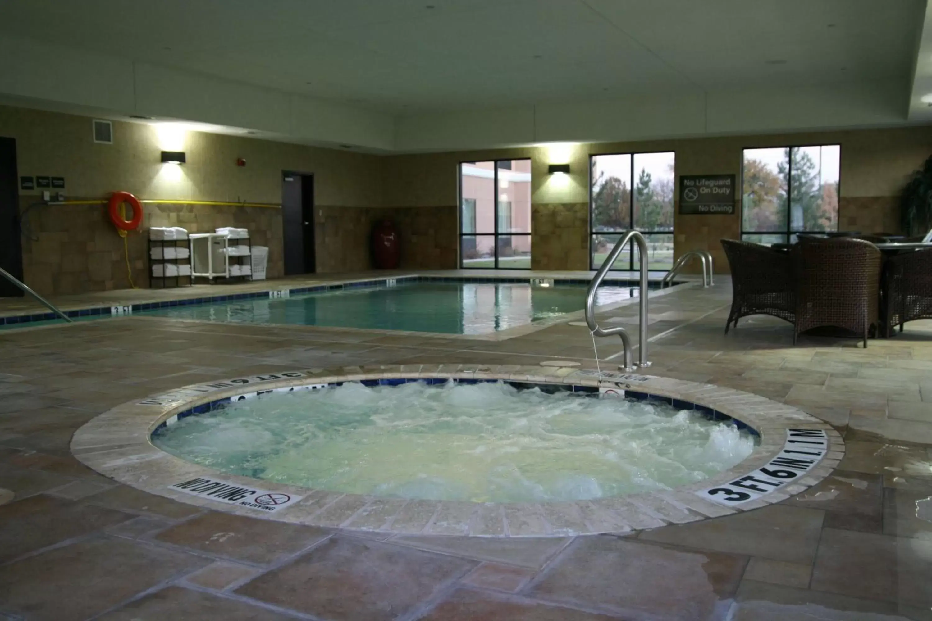 Pool view, Swimming Pool in Hampton Inn & Suites Fort Worth-Fossil Creek