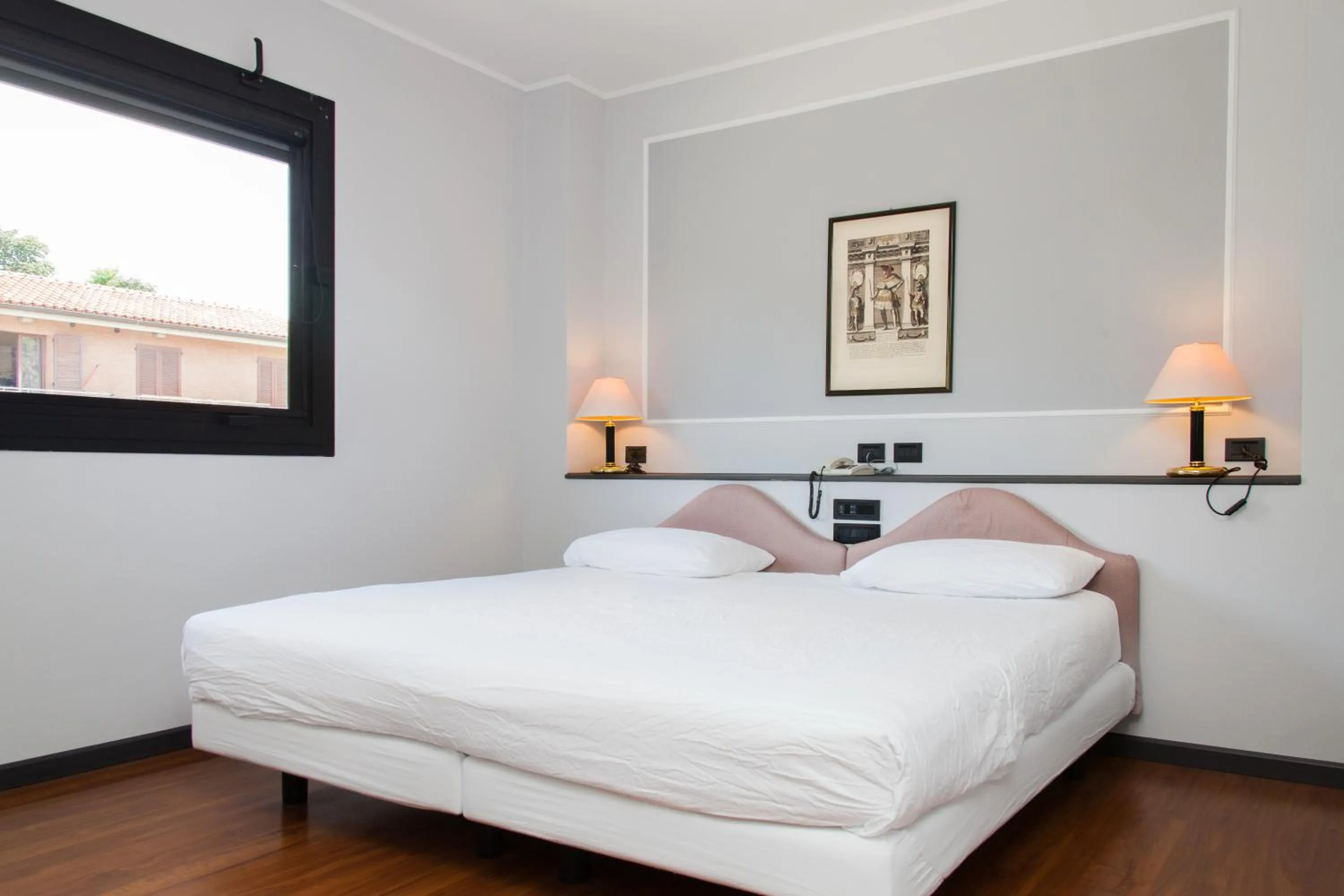 Bed in Hotel Mamiani & Relaxing Spa Urbino