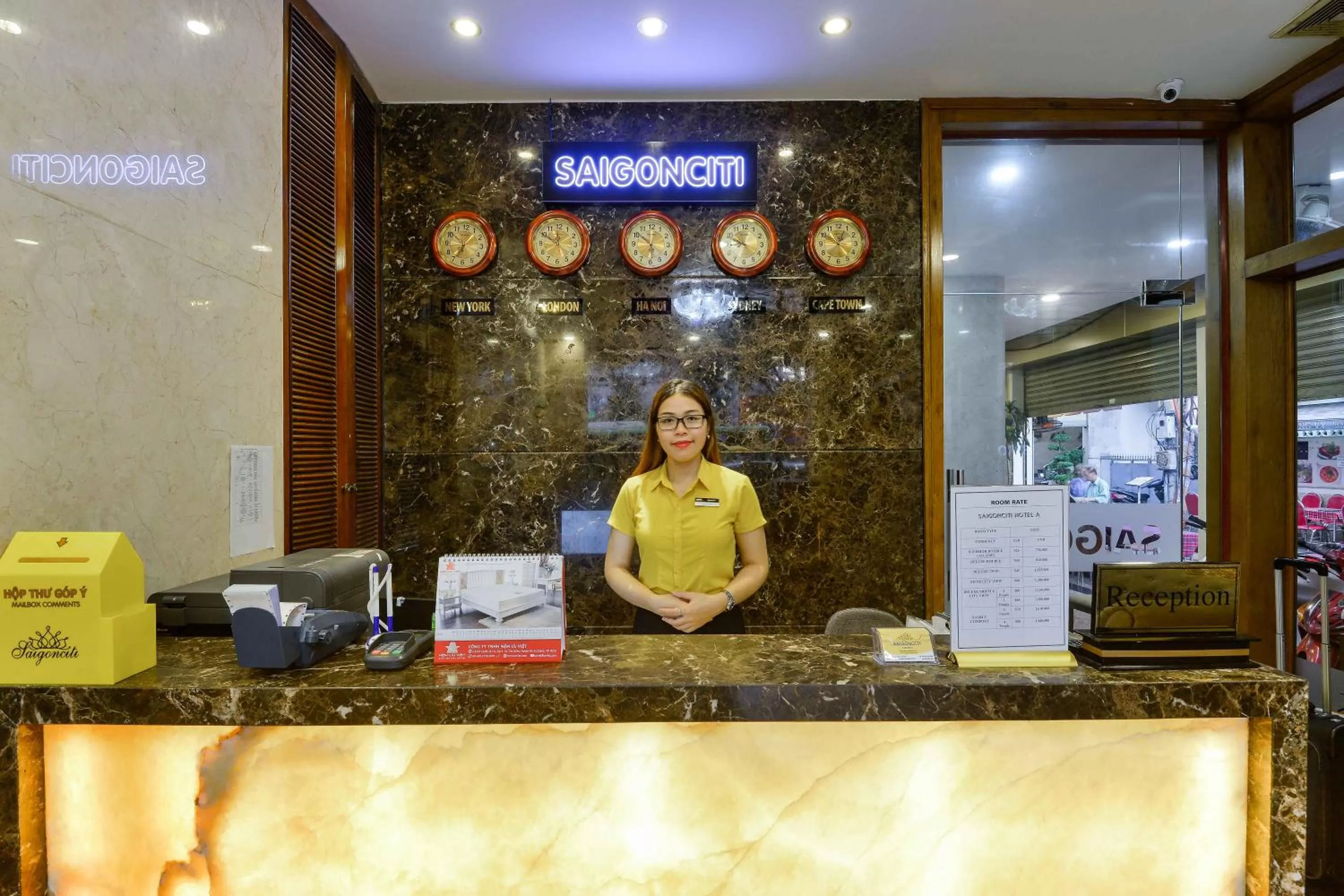 Lobby or reception in Saigonciti Hotel A