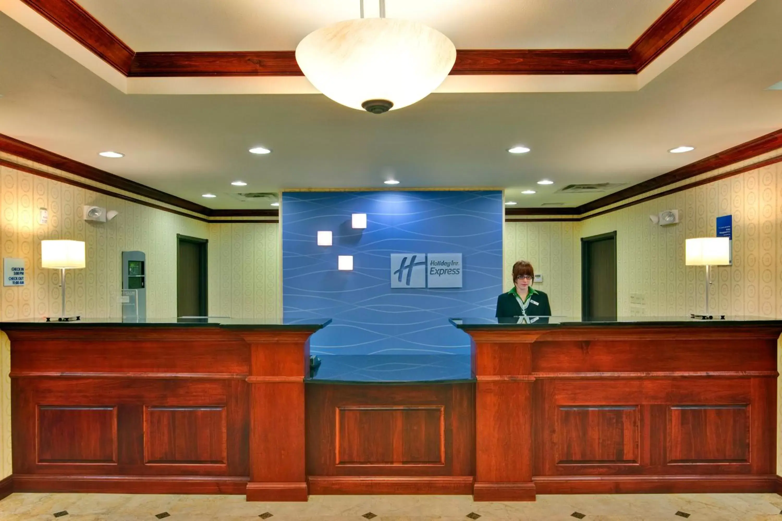 Property building, Lobby/Reception in Holiday Inn Express & Suites Dewitt Syracuse, an IHG Hotel