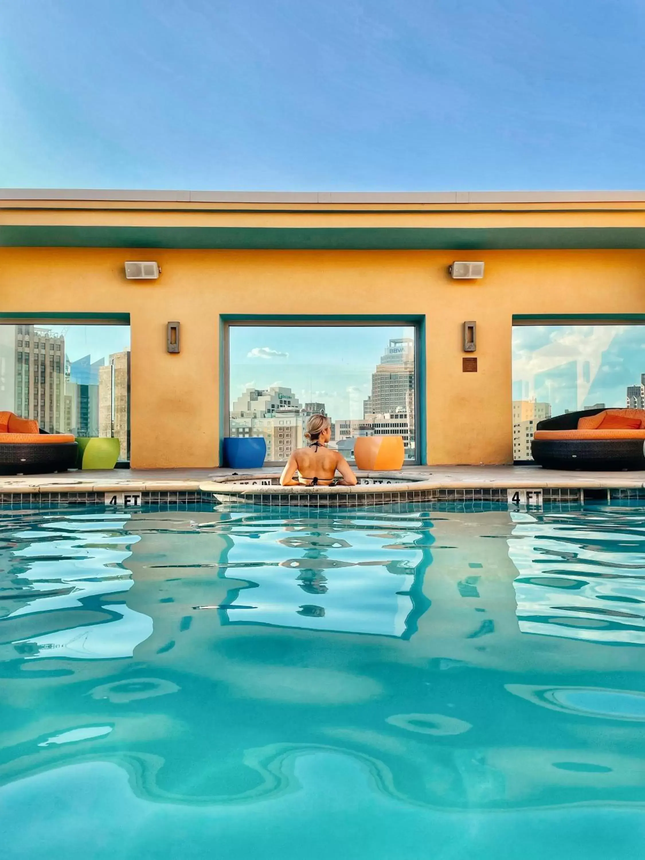 View (from property/room), Swimming Pool in Hotel Contessa -Suites on the Riverwalk