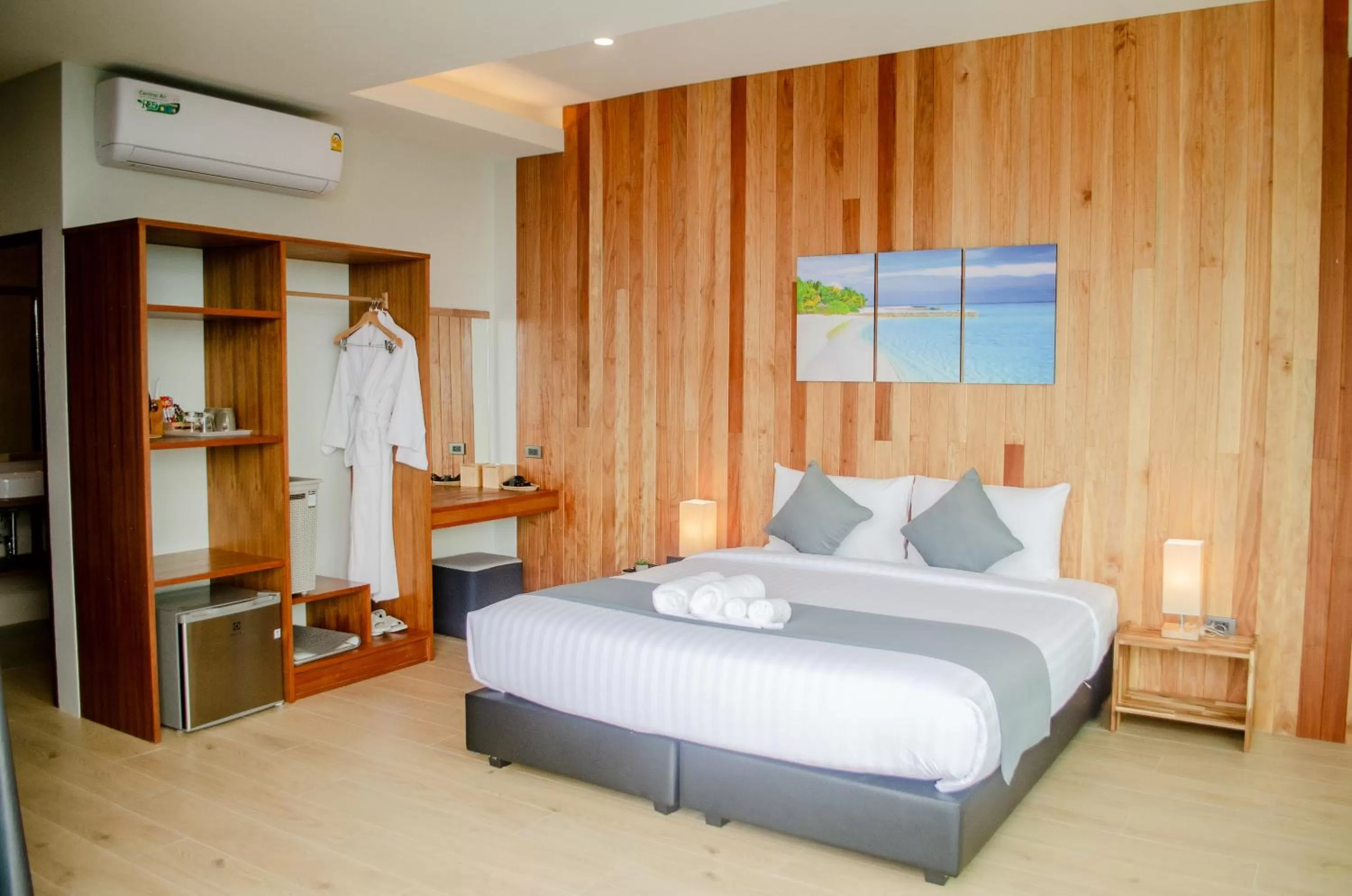 Bed in Ao Luek Panoramic Pool-SHA Plus