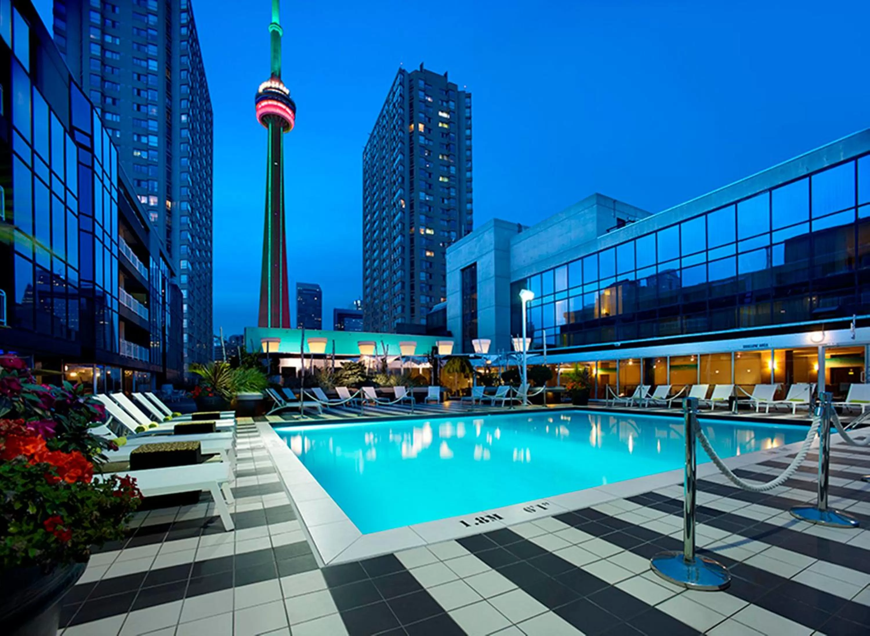 Swimming pool in Radisson Blu Toronto Downtown