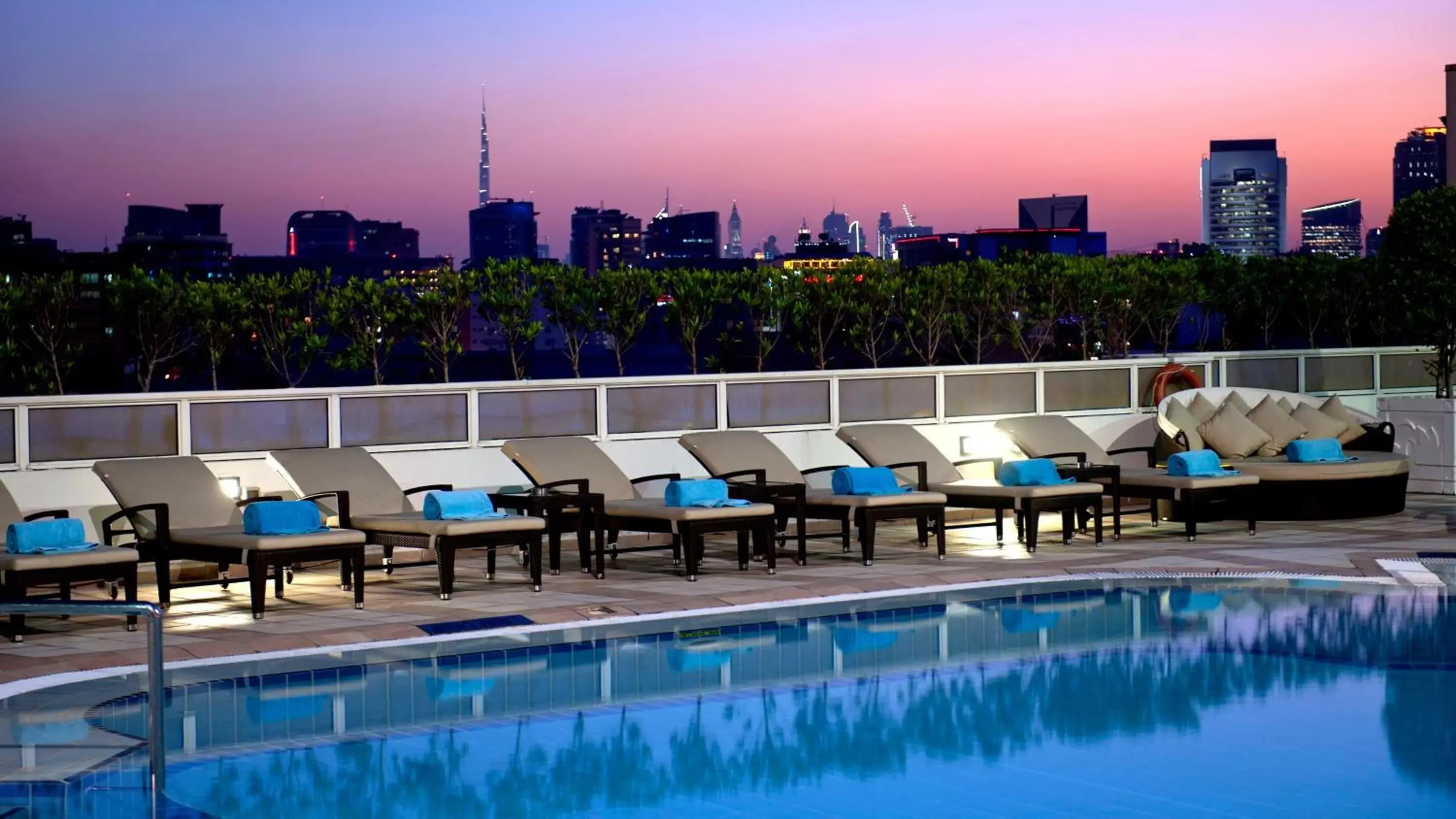 Lobby or reception, Swimming Pool in Crowne Plaza Dubai Deira, an IHG Hotel