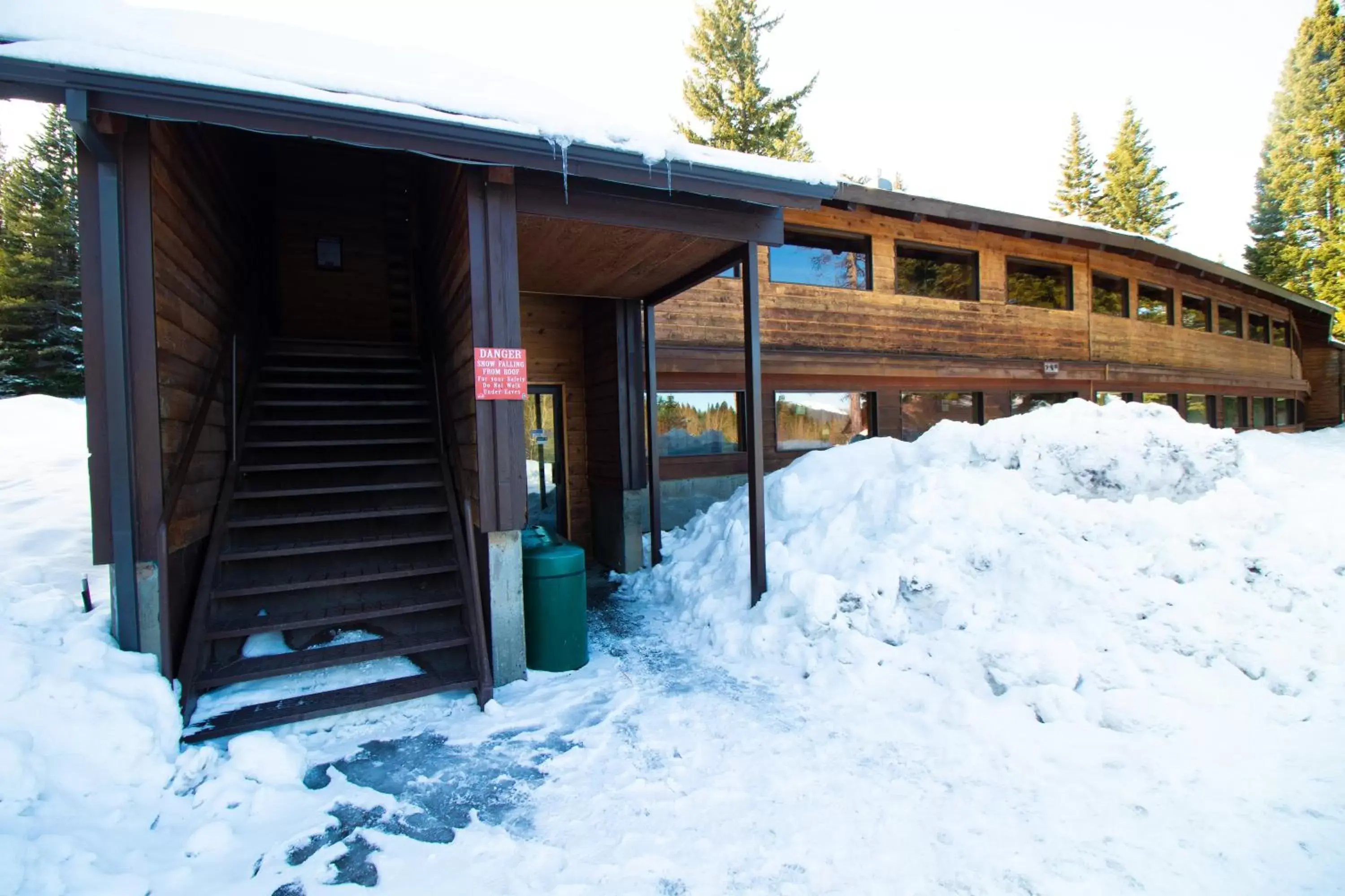 Property building, Winter in Cooper Spur Mountain Resort