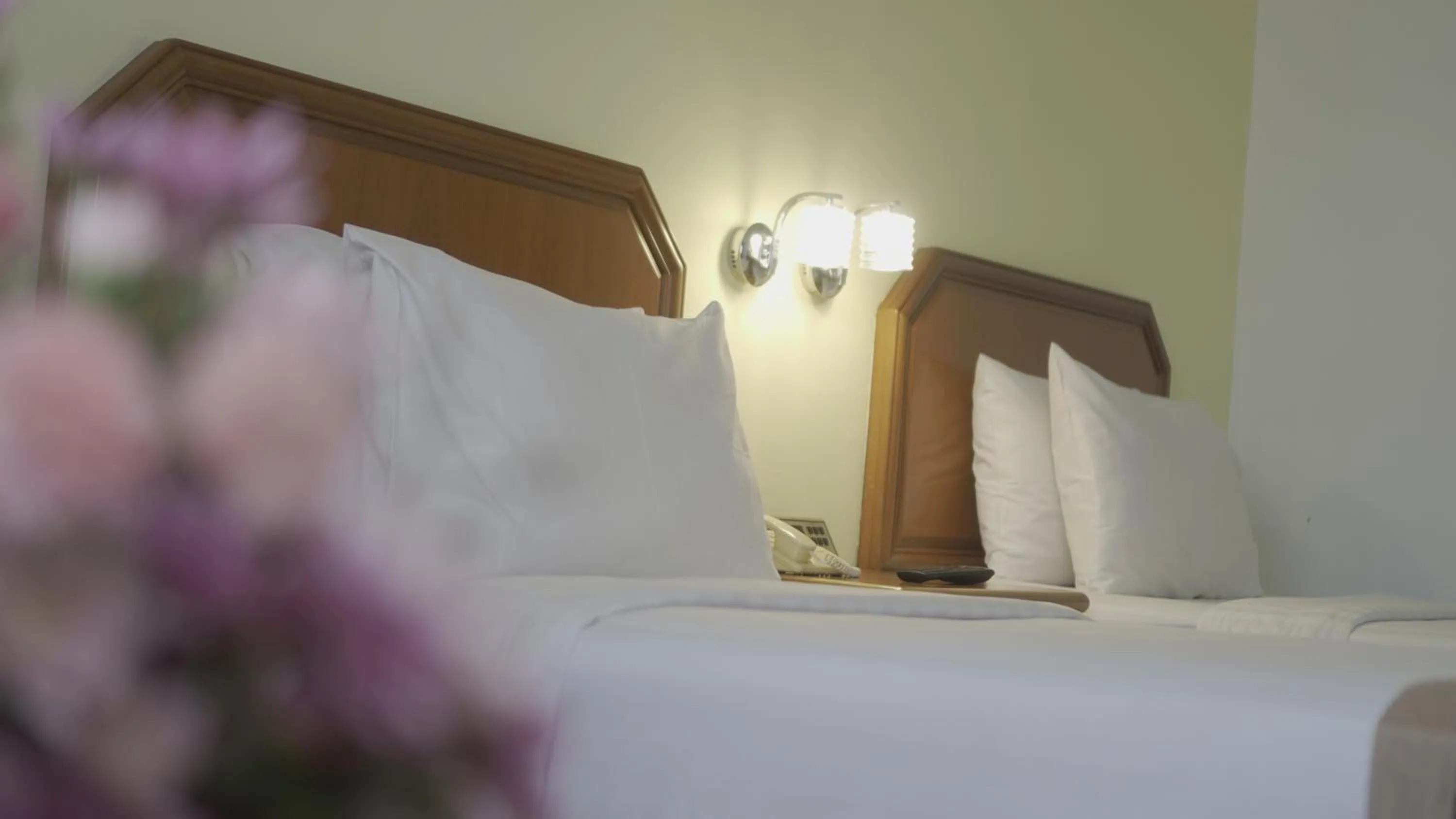 Bed in Hotel Sandakan