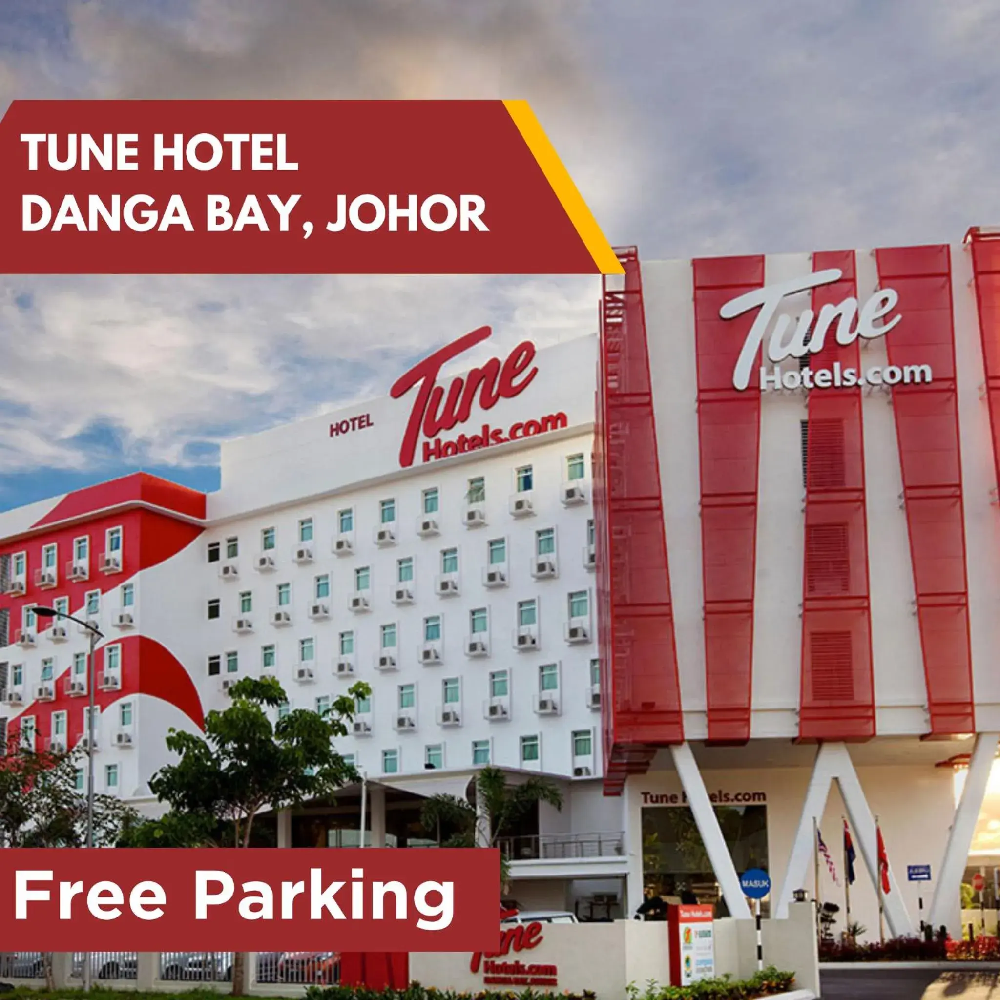 Property building, Property Logo/Sign in Tune Hotel - Danga Bay Johor