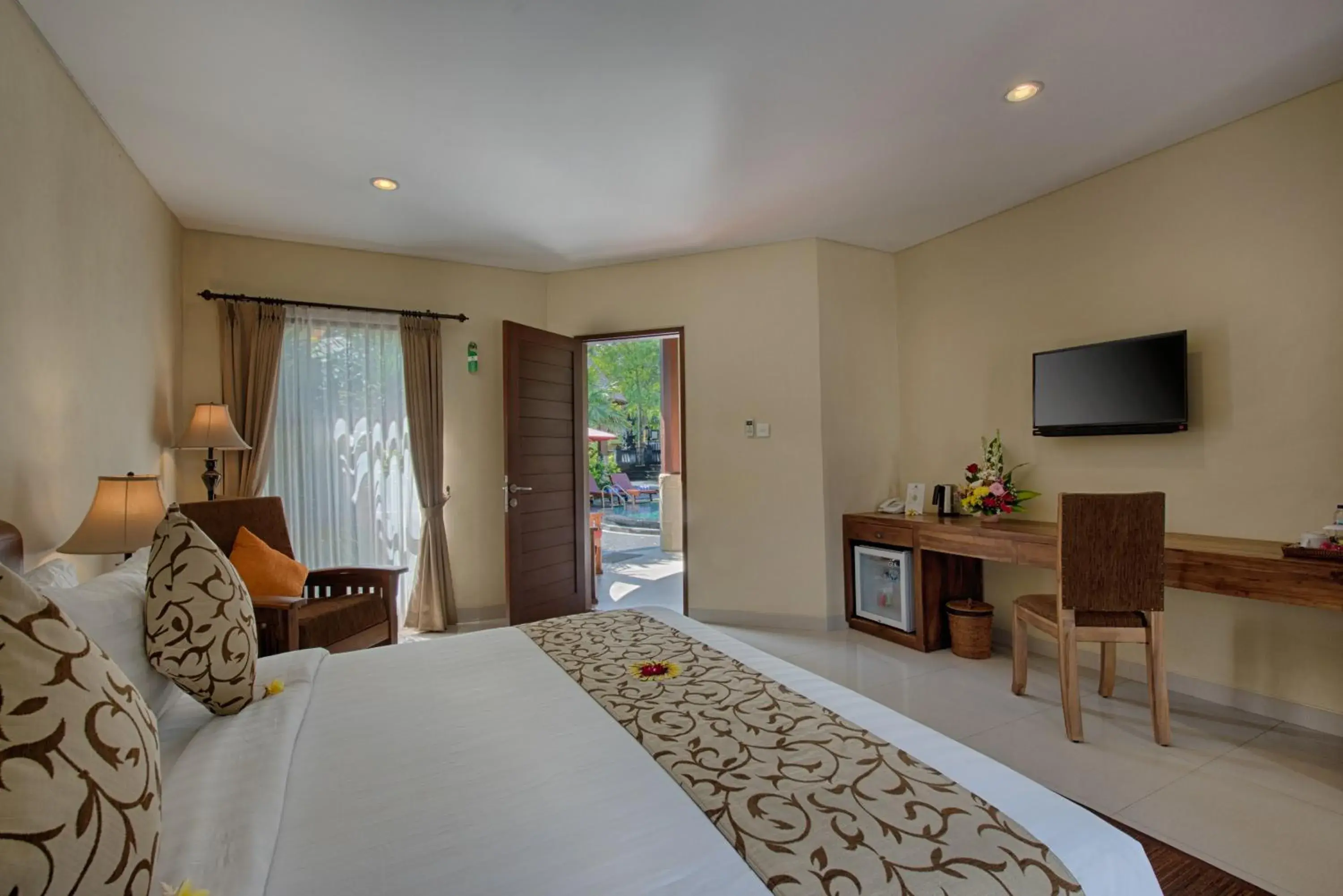 Bedroom, TV/Entertainment Center in Kadiga Villas Ubud