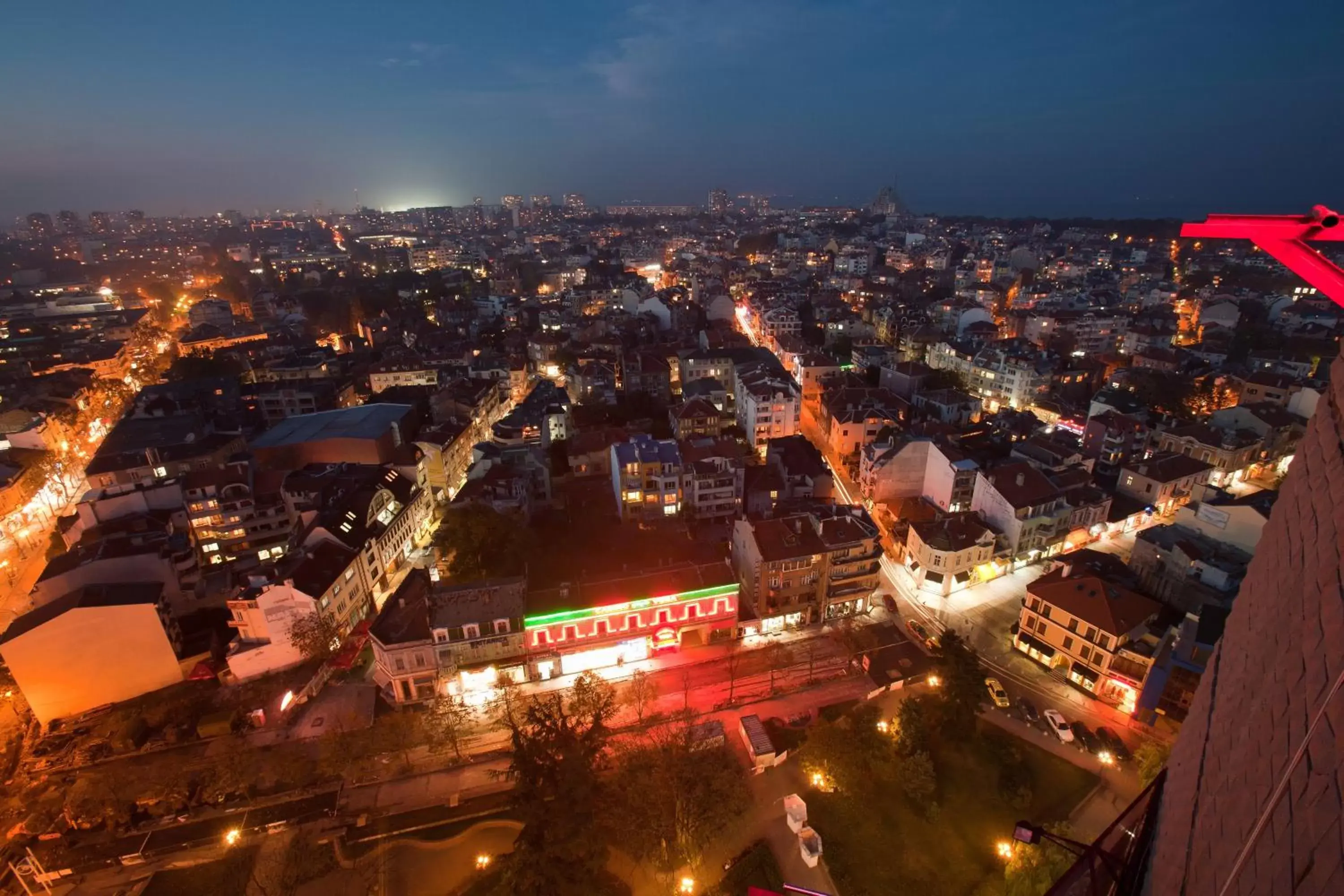 Bird's eye view, Bird's-eye View in Hotel Bulgaria