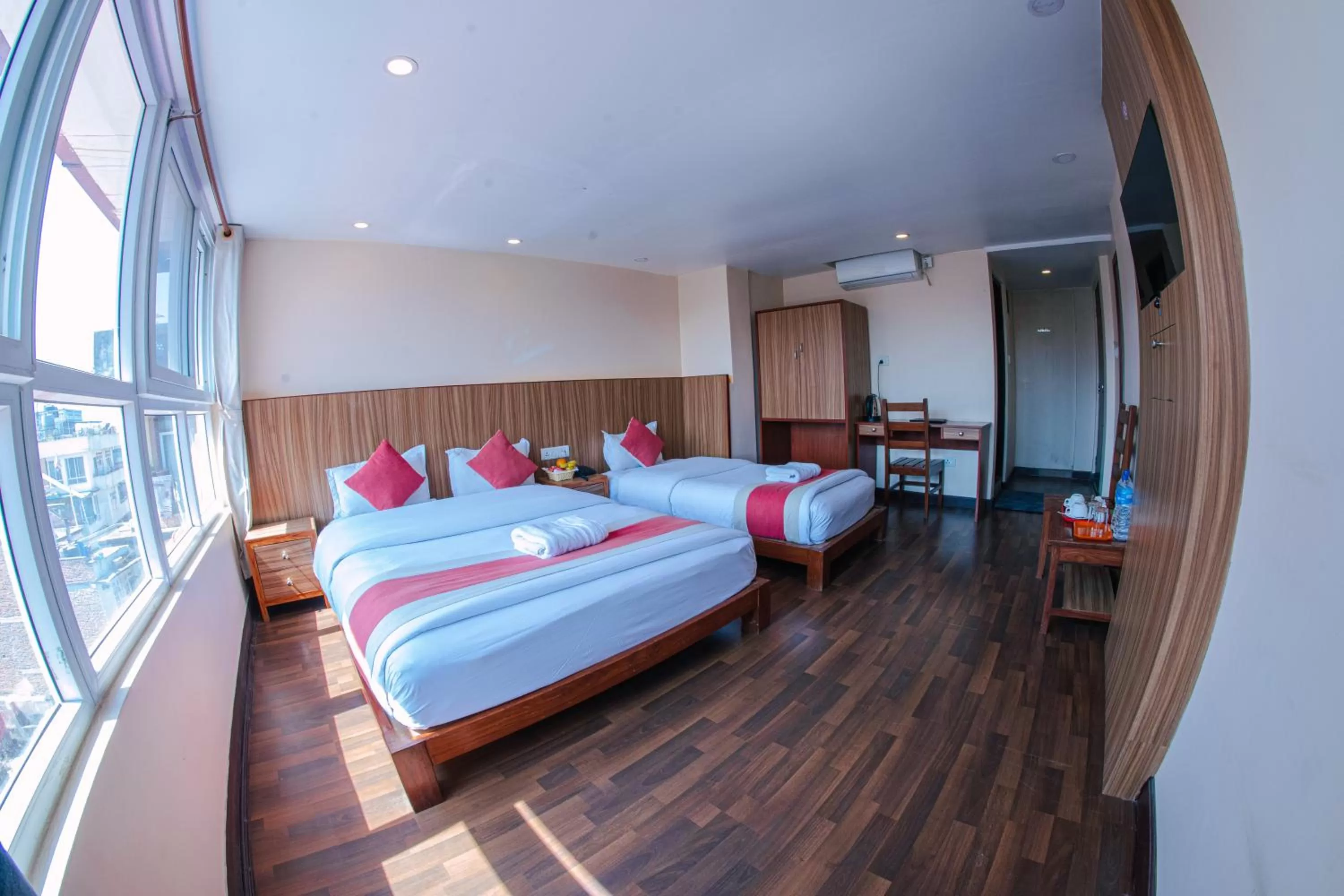 Bed in Hotel Chhimeki