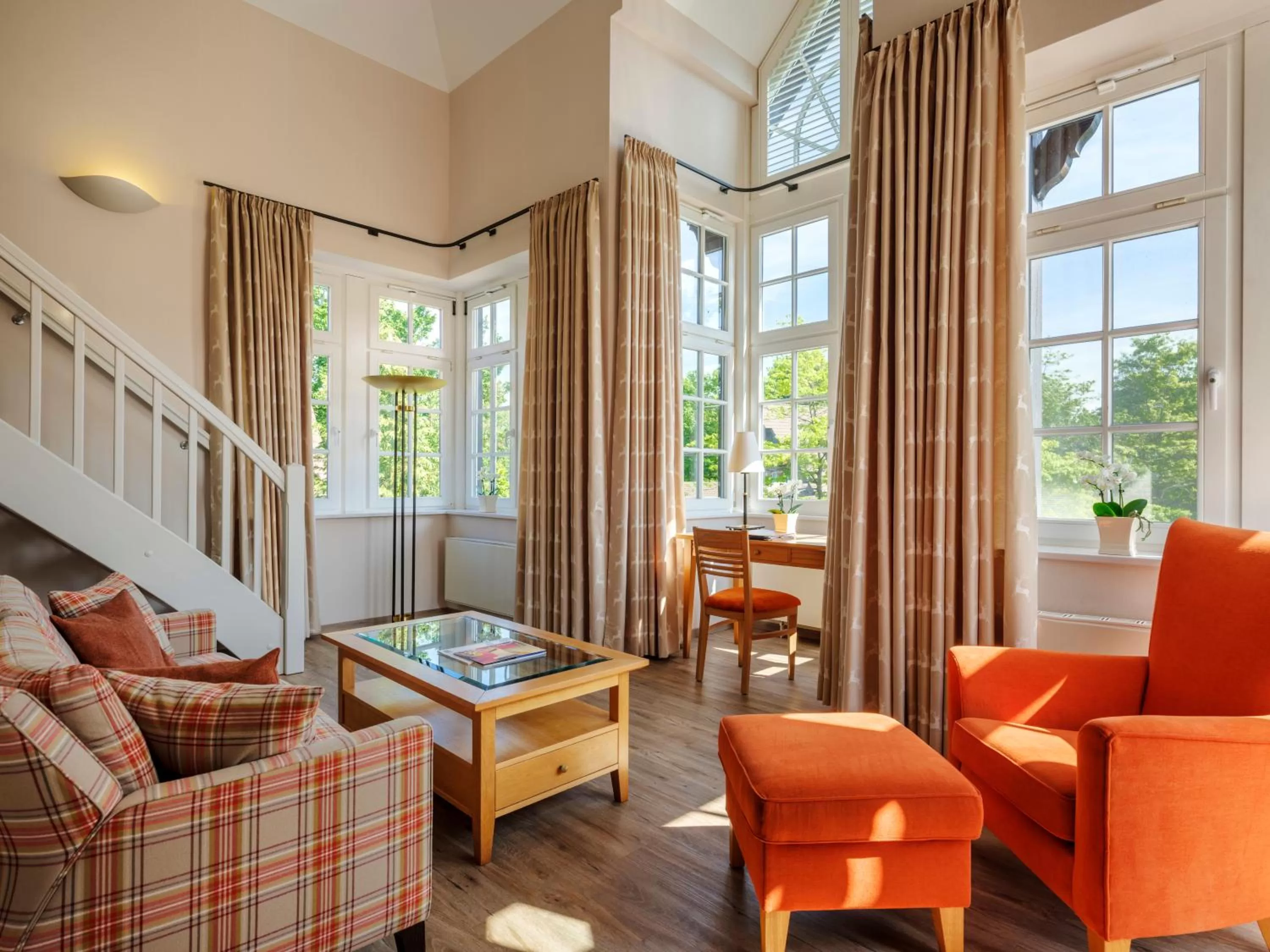 Seating area in Romantik Hotel Jagdhaus Eiden am See