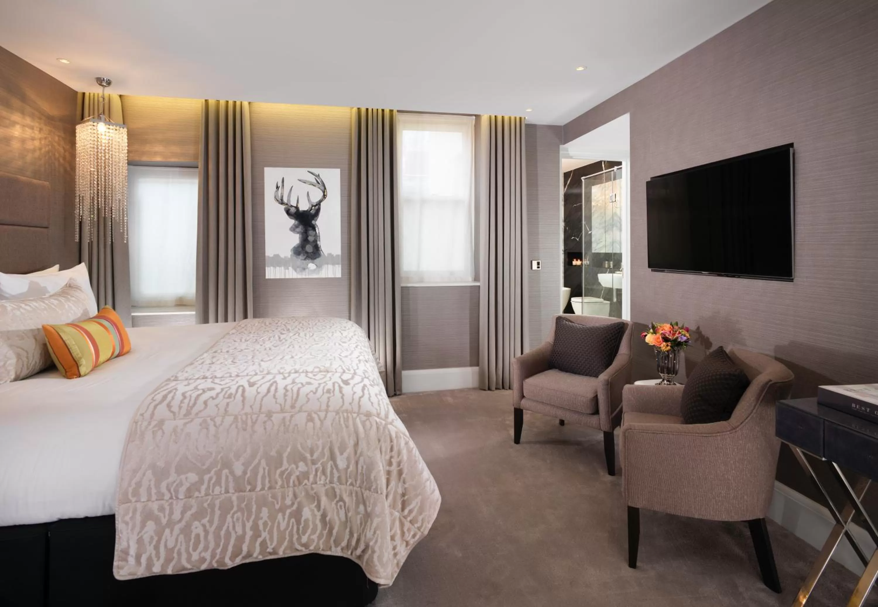 Bedroom, Bed in Flemings Mayfair - Small Luxury Hotel of the World