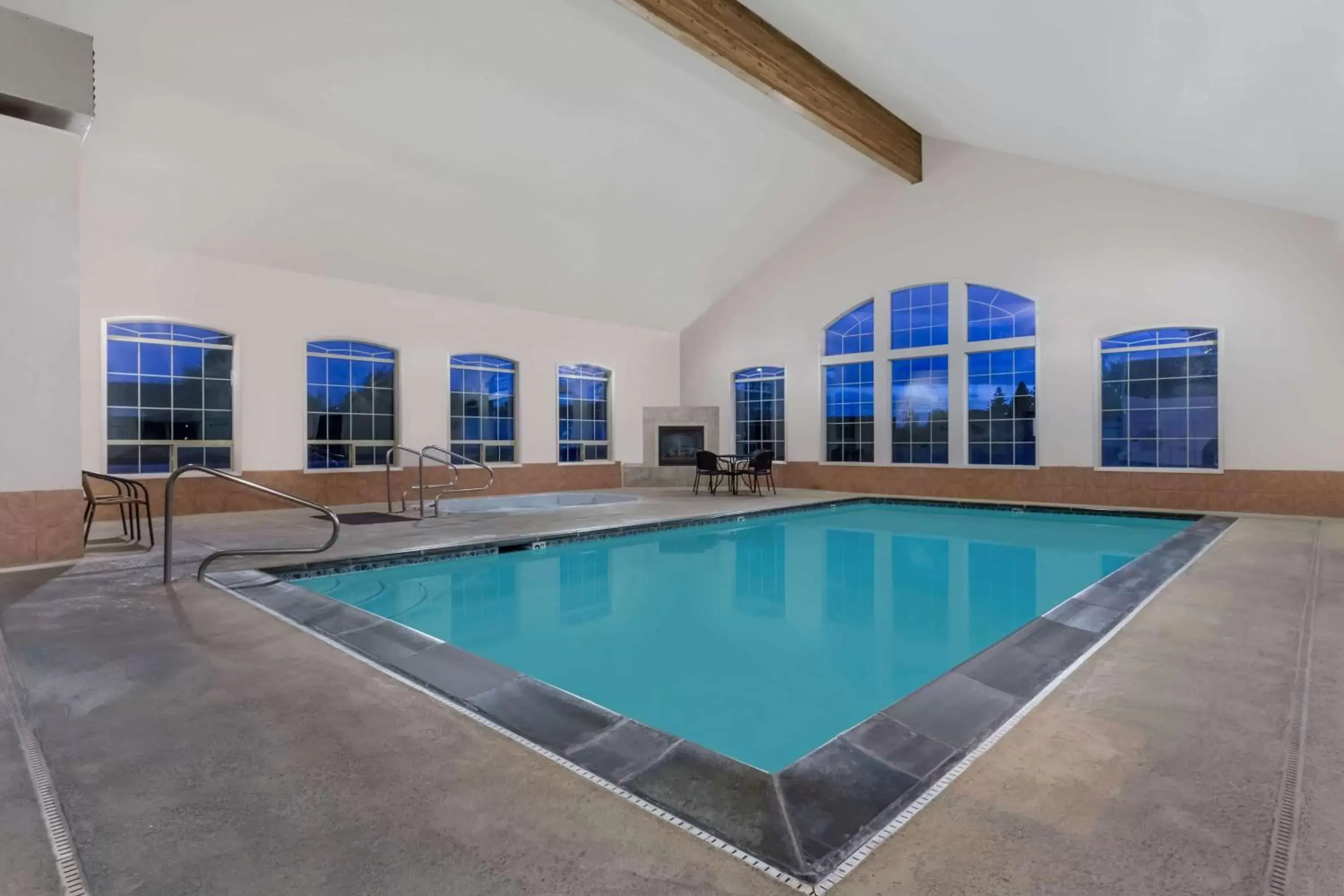 Pool view, Swimming Pool in Super 8 by Wyndham Rexburg
