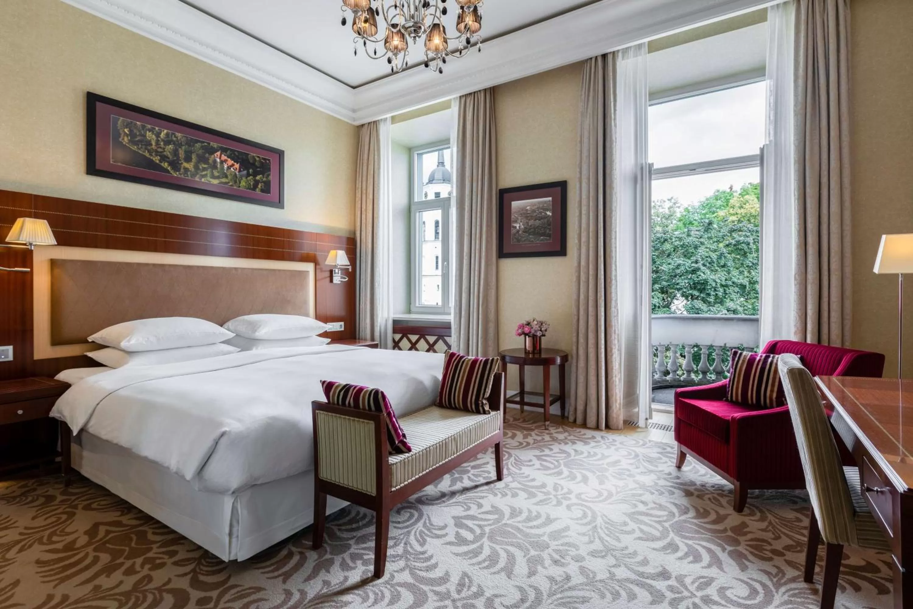 Deluxe Room with Balcony in Grand Hotel Kempinski Vilnius