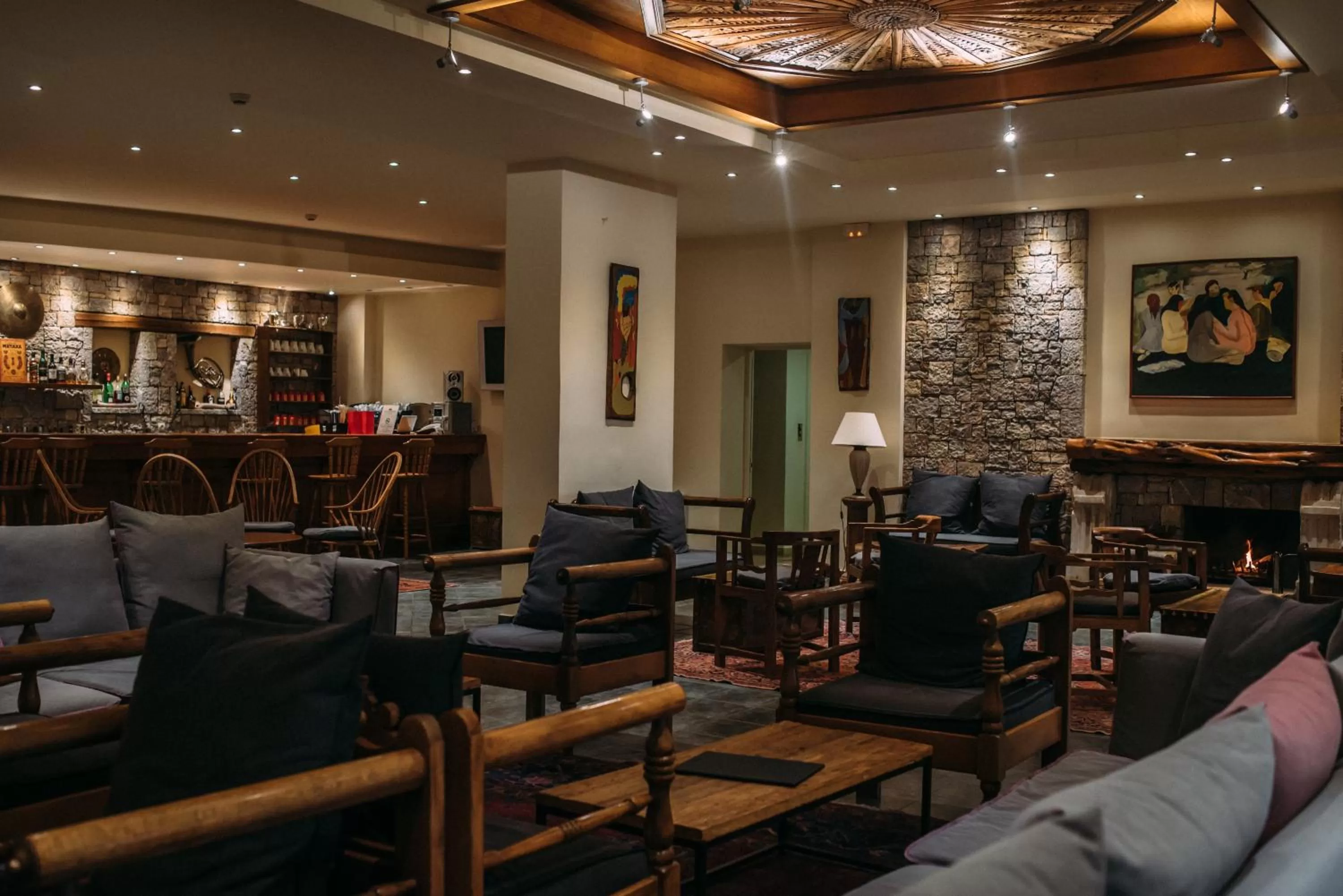 Lounge or bar in Anemolia Mountain Resort