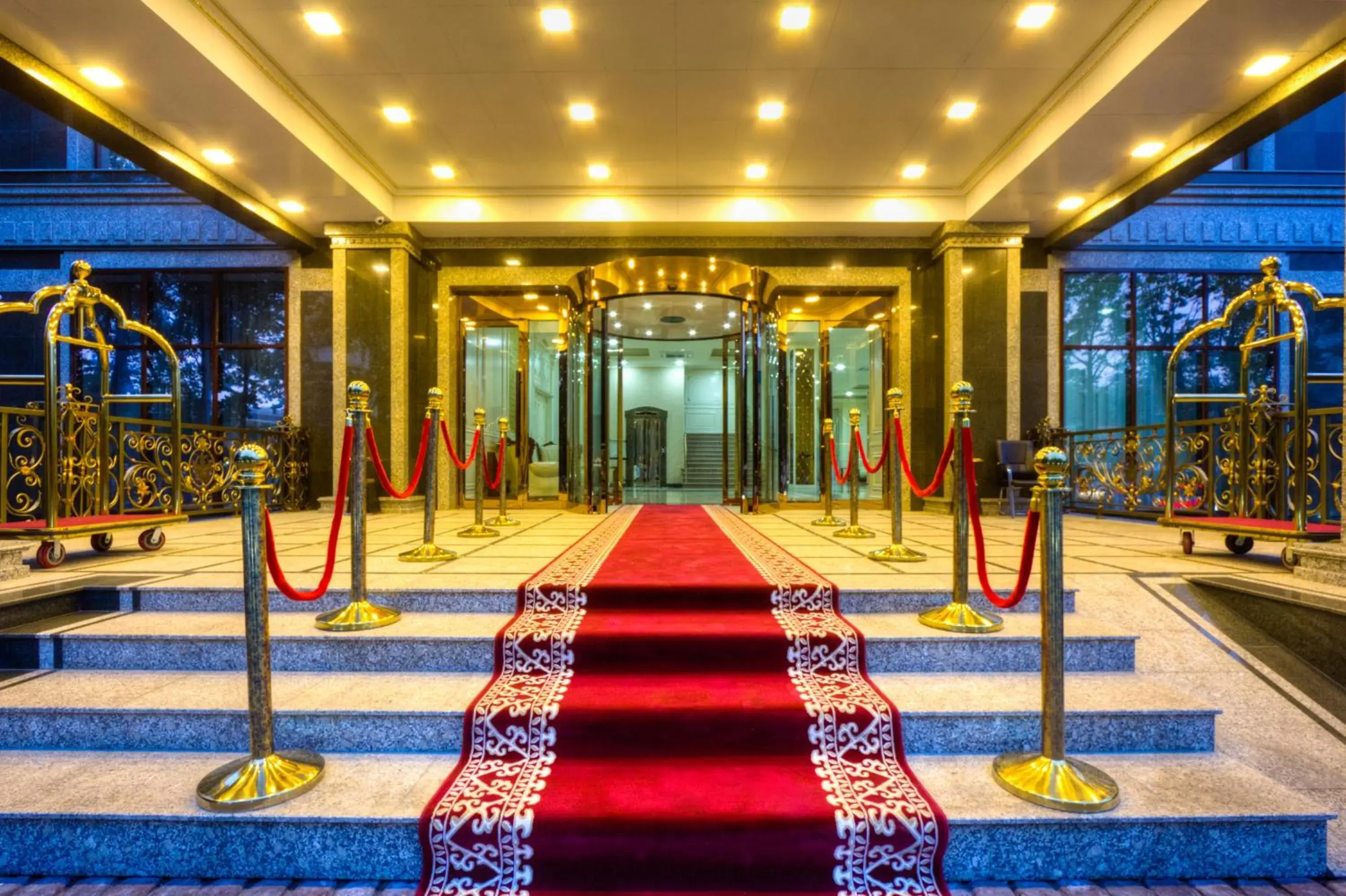 Facade/entrance in Plaza Hotel Bishkek