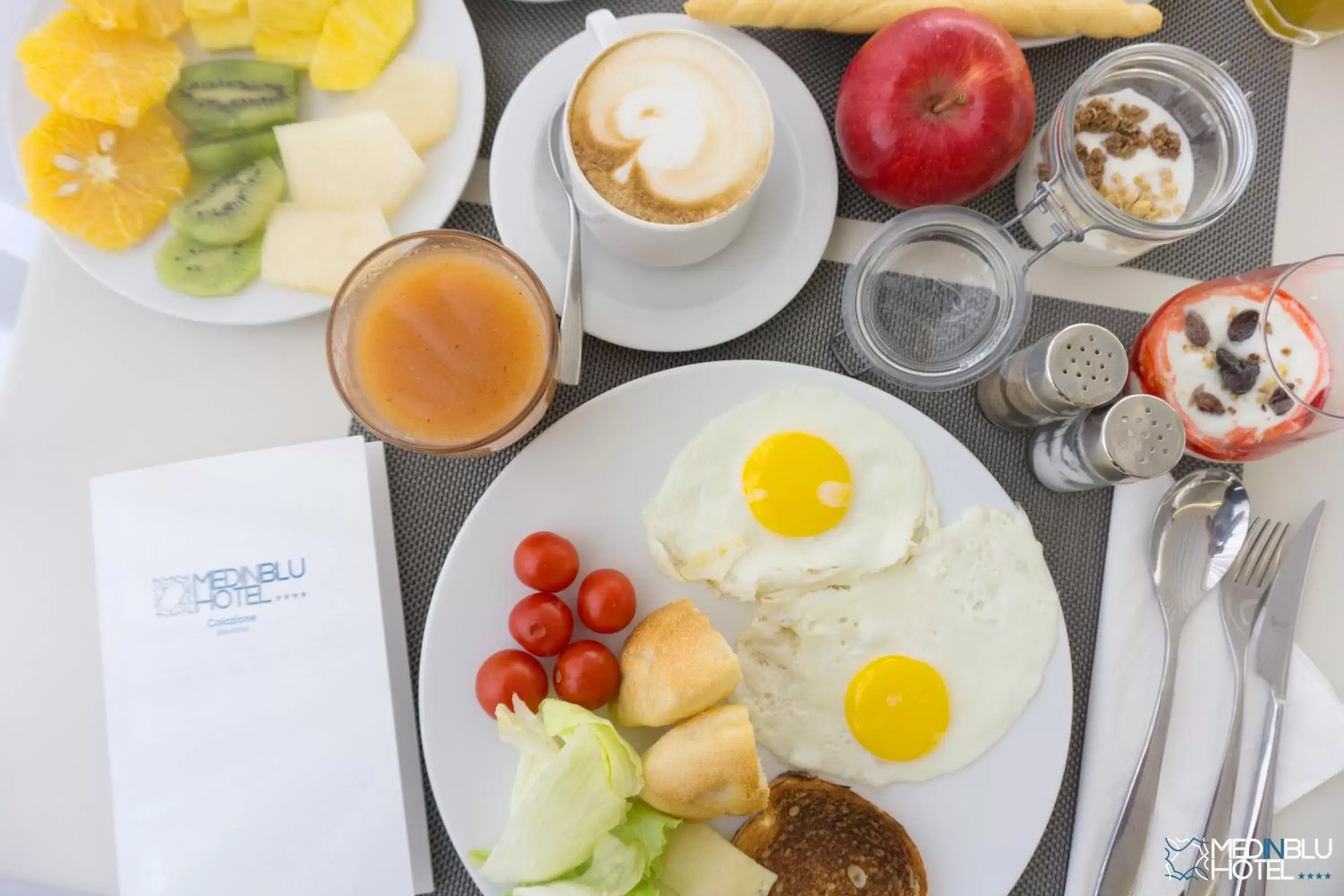 Food close-up, Breakfast in Hotel Medinblu