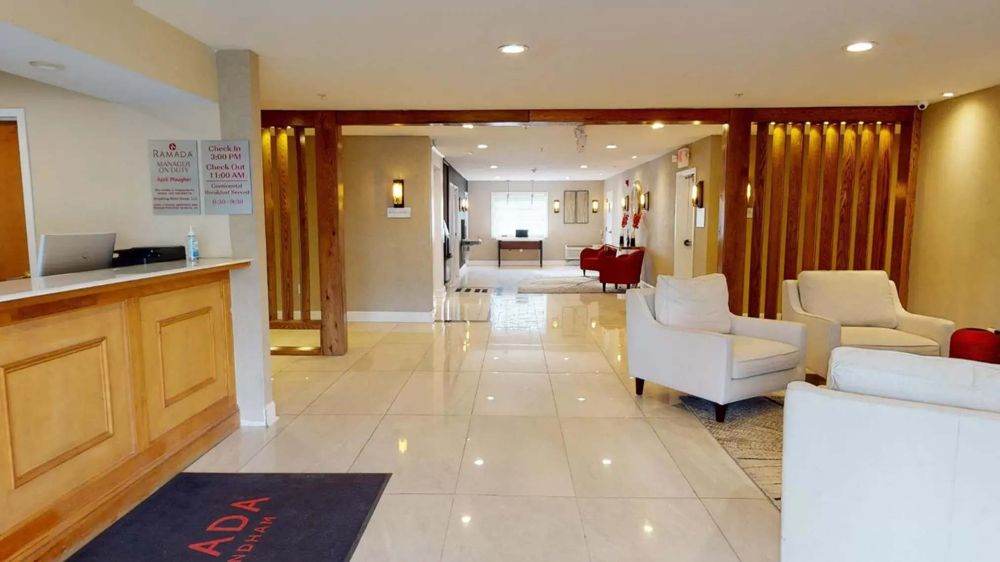 Lobby or reception in Ramada by Wyndham Strasburg - Shenandoah Valley Lobby or reception in Ramada by Wyndham Strasburg - Shenandoah Valley