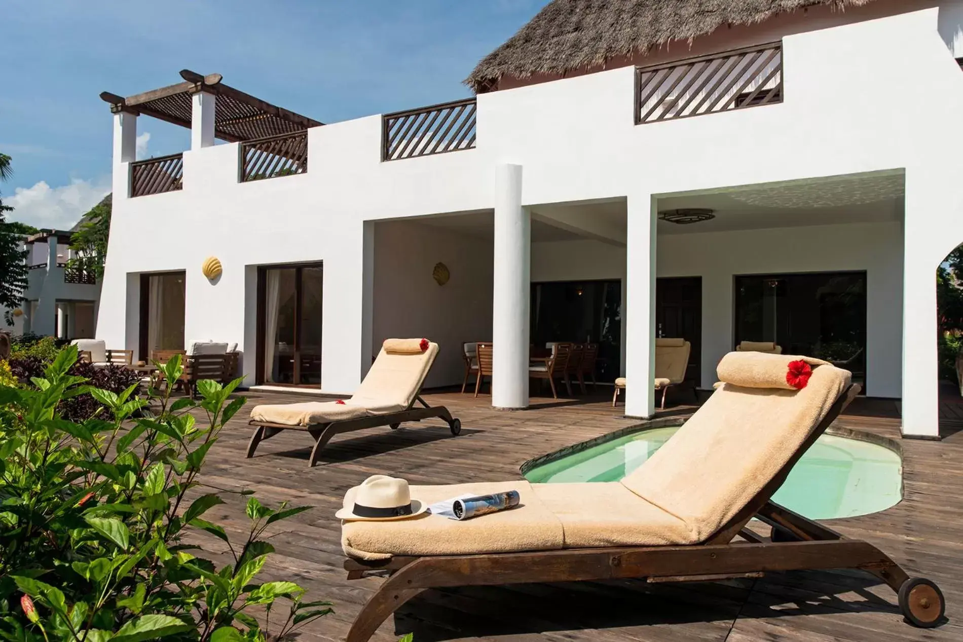 Patio, Swimming Pool in Essque Zalu Zanzibar