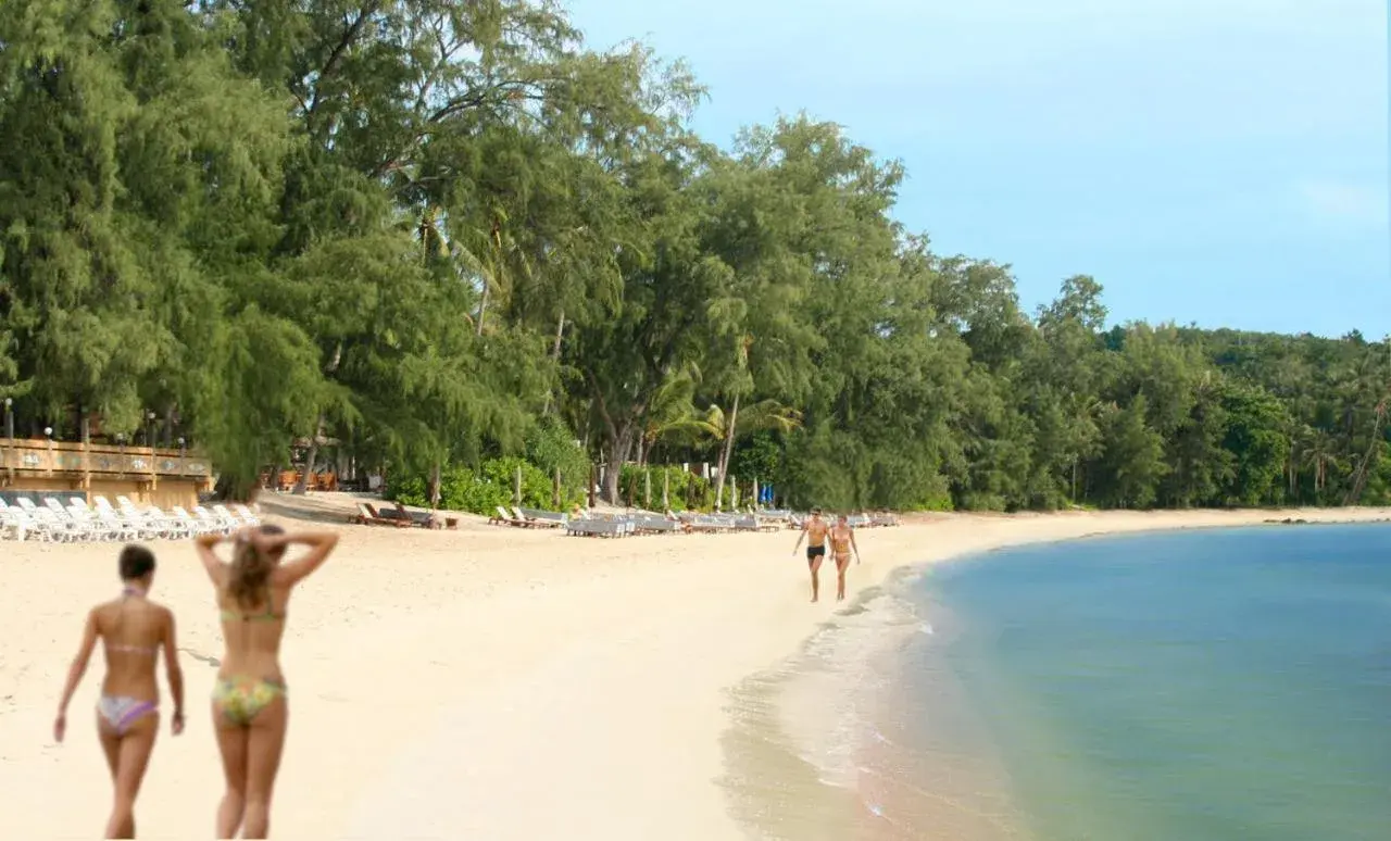 People, Beach in Paradise Island Estate