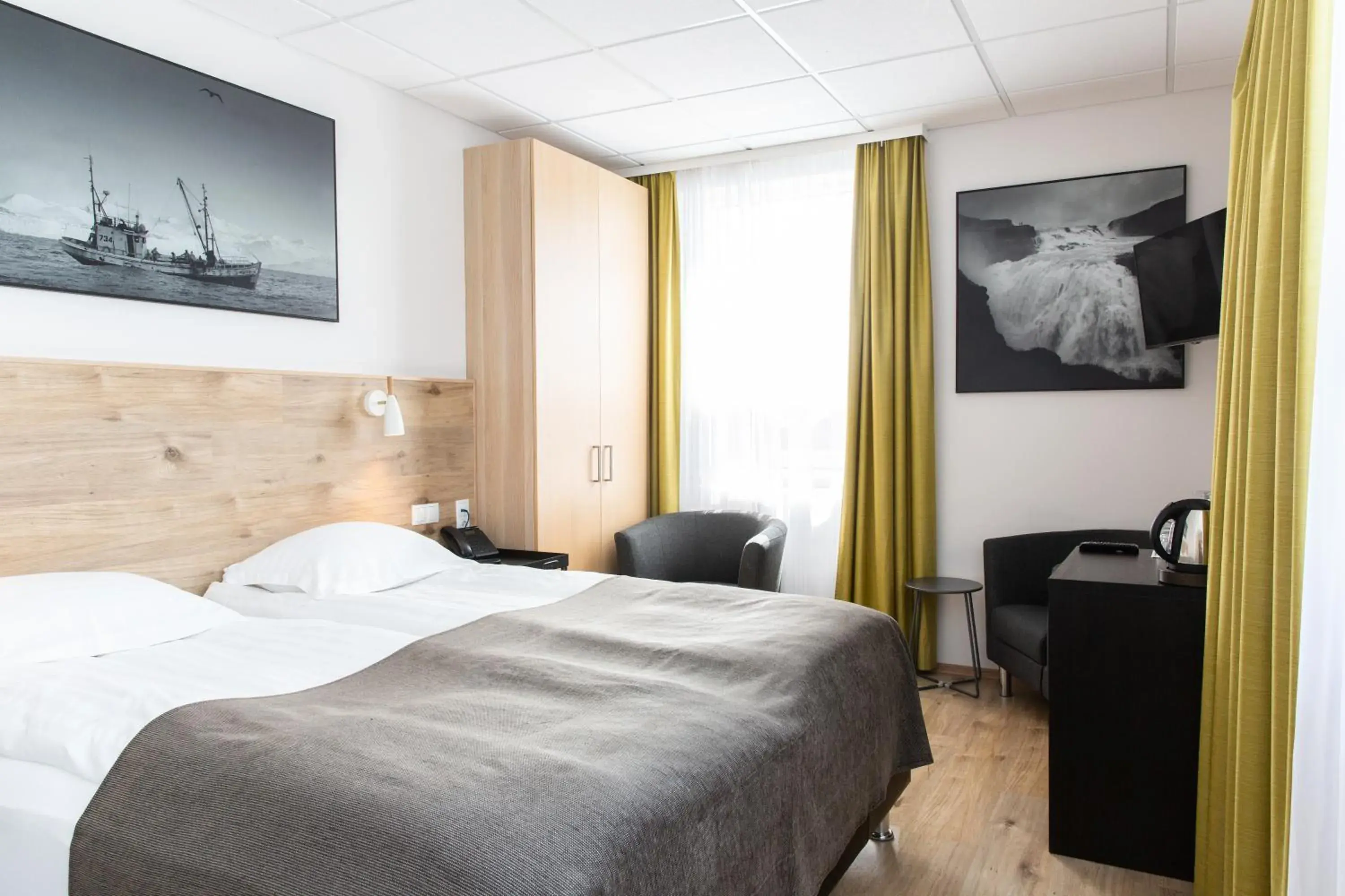 Bed in Hotel Selfoss & Spa