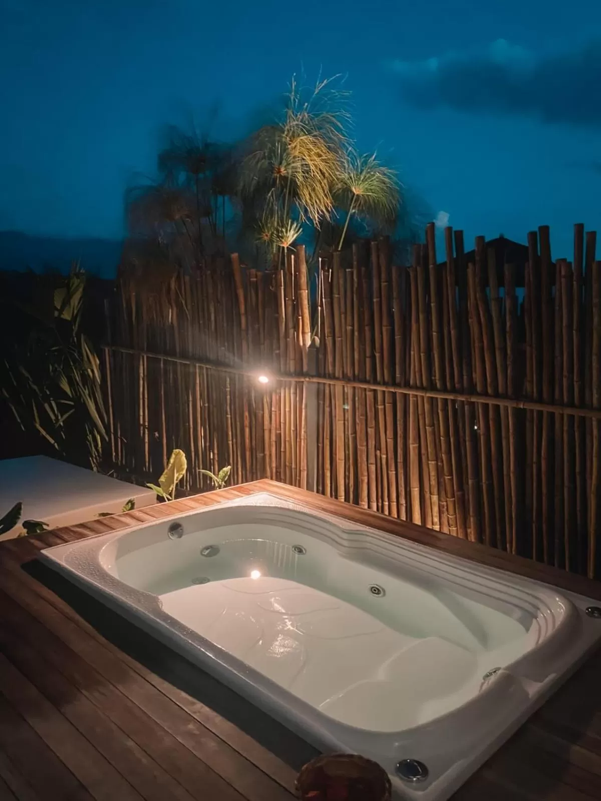 Hot Tub in Ecohotel Monte Tierra Habitaciones y Glamping