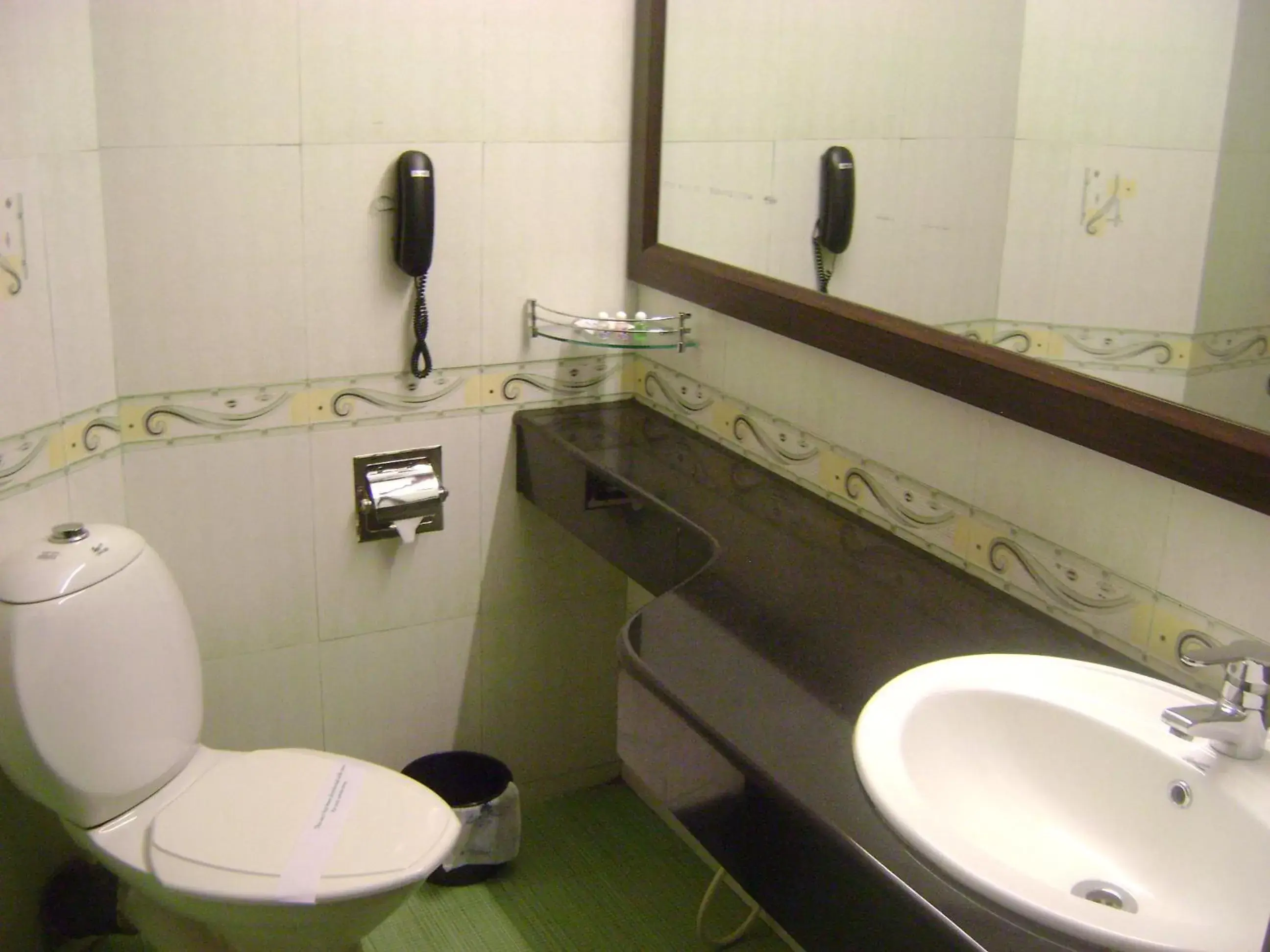 Bathroom in Malabar Palace