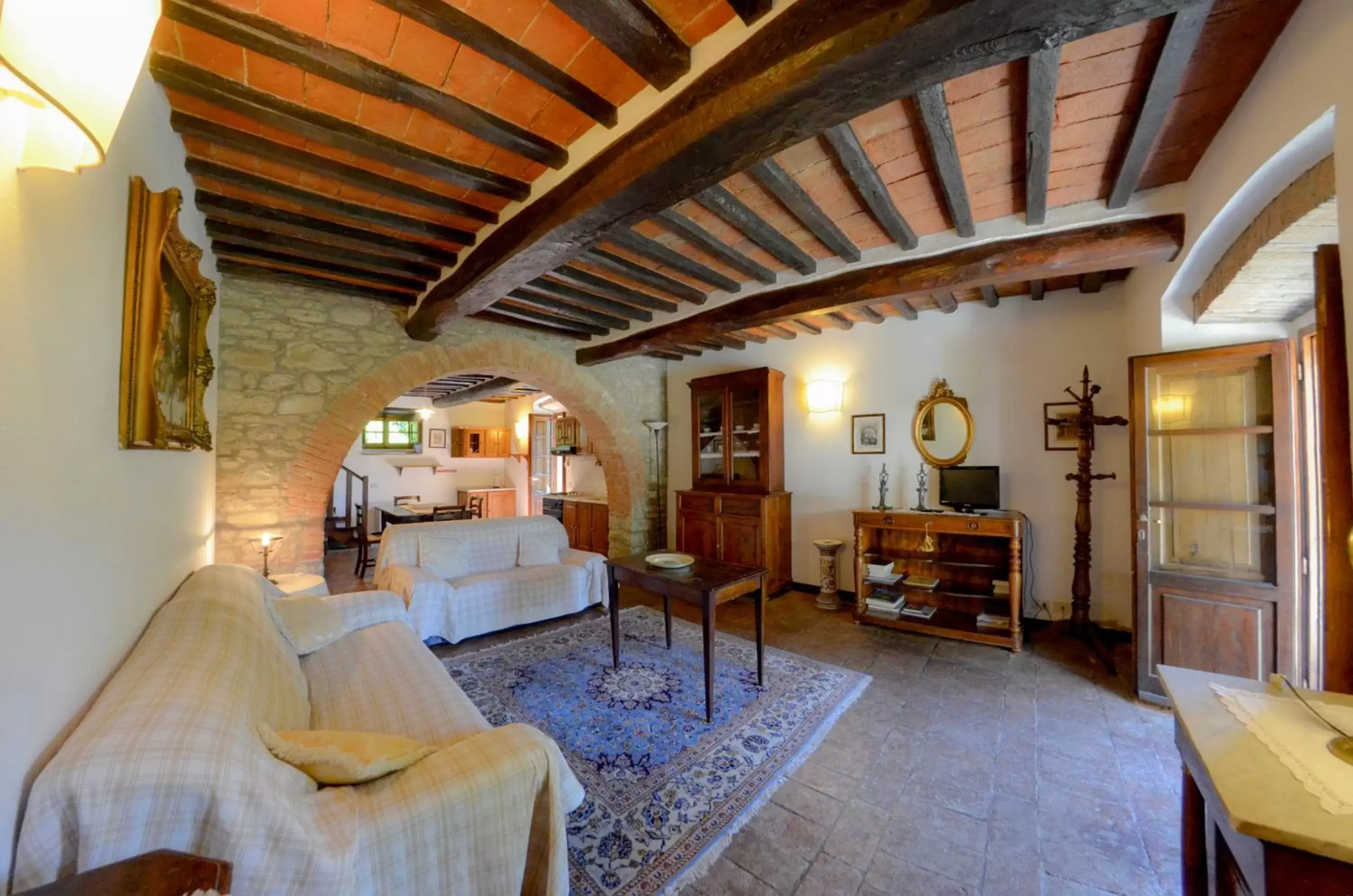 Living room, Seating Area in Residence Il Casale