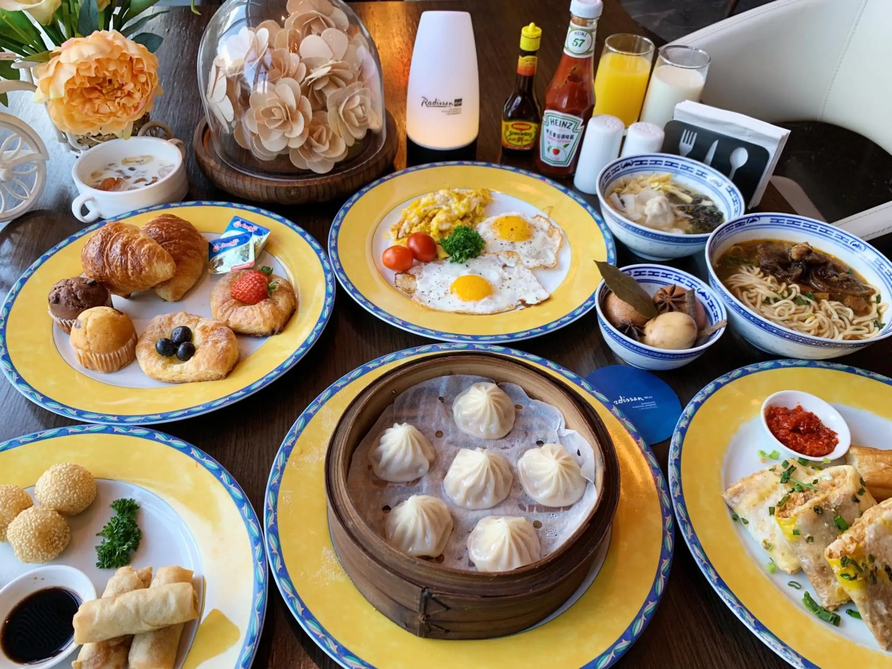 Breakfast in Radisson Blu Shanghai Pudong Jinqiao