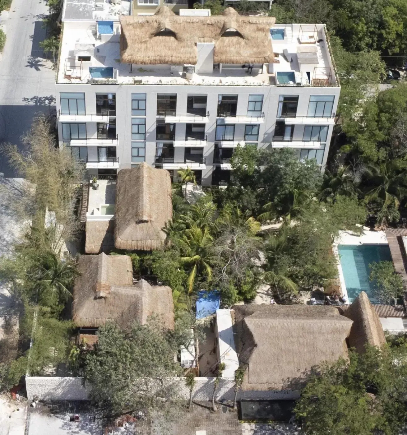 Bird's eye view, Bird's-eye View in Prana Boutique Hotel Tulum