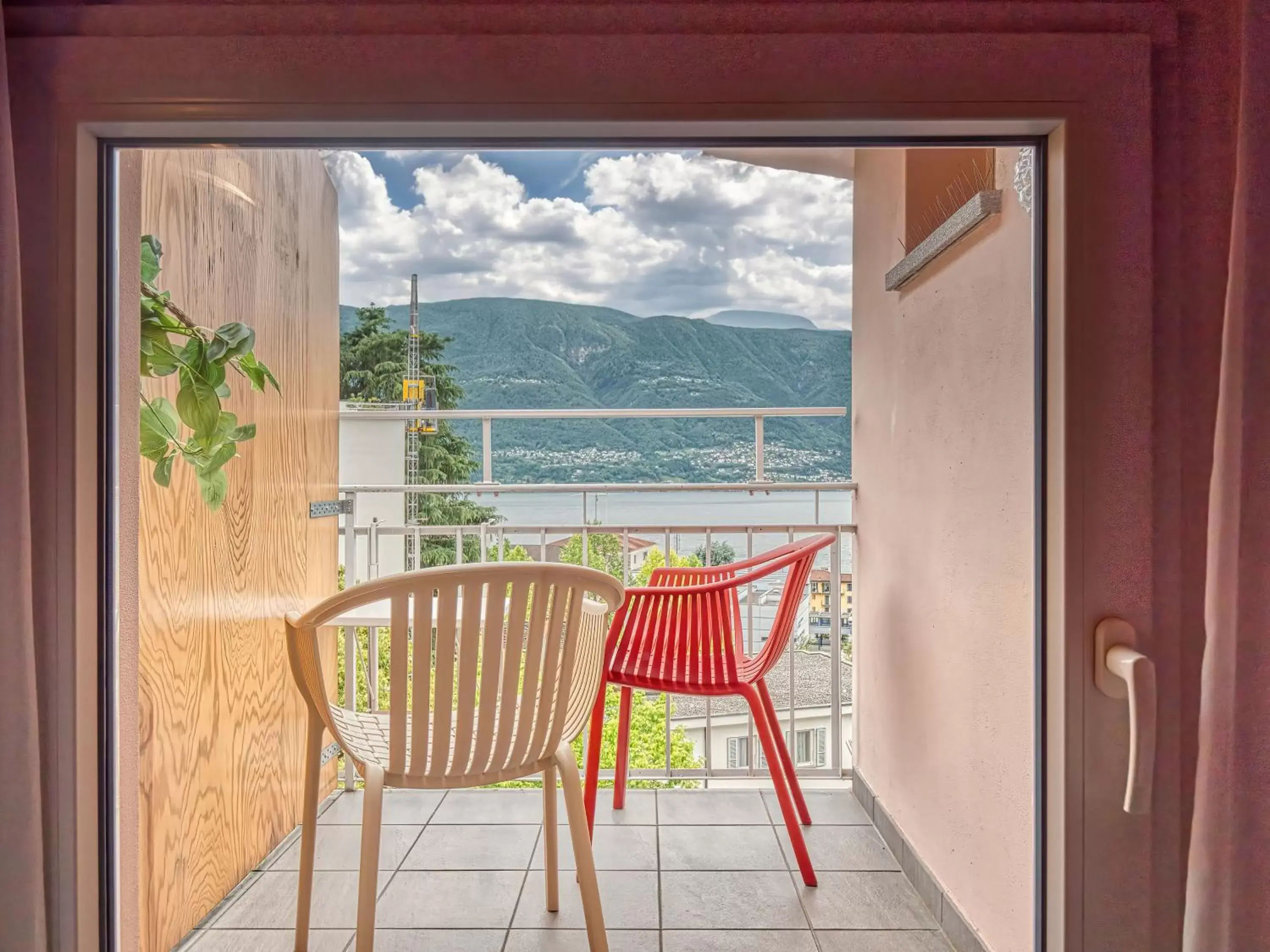 Balcony/Terrace in @ Home Hotel Locarno