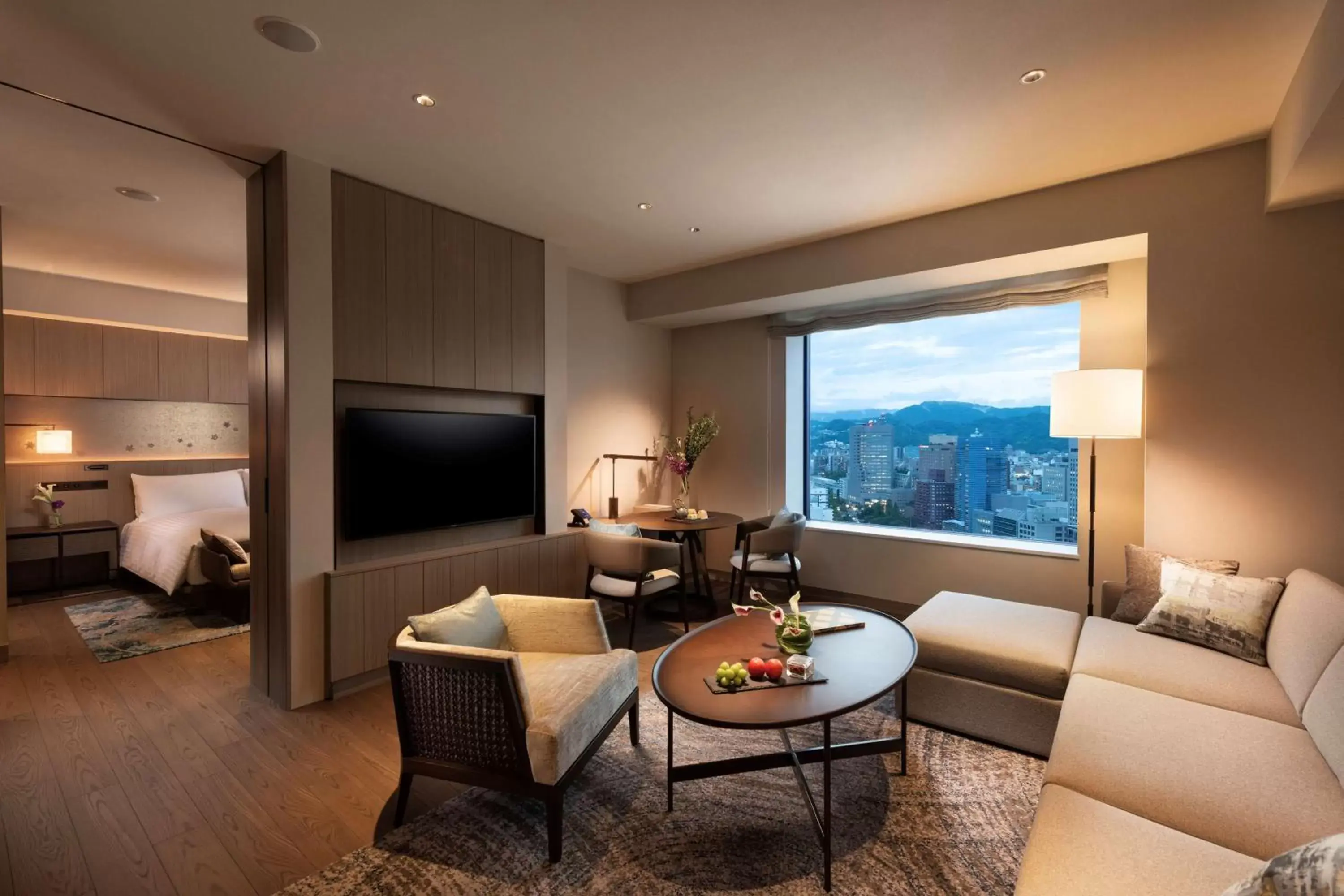 Bedroom, Seating Area in Hilton Hiroshima