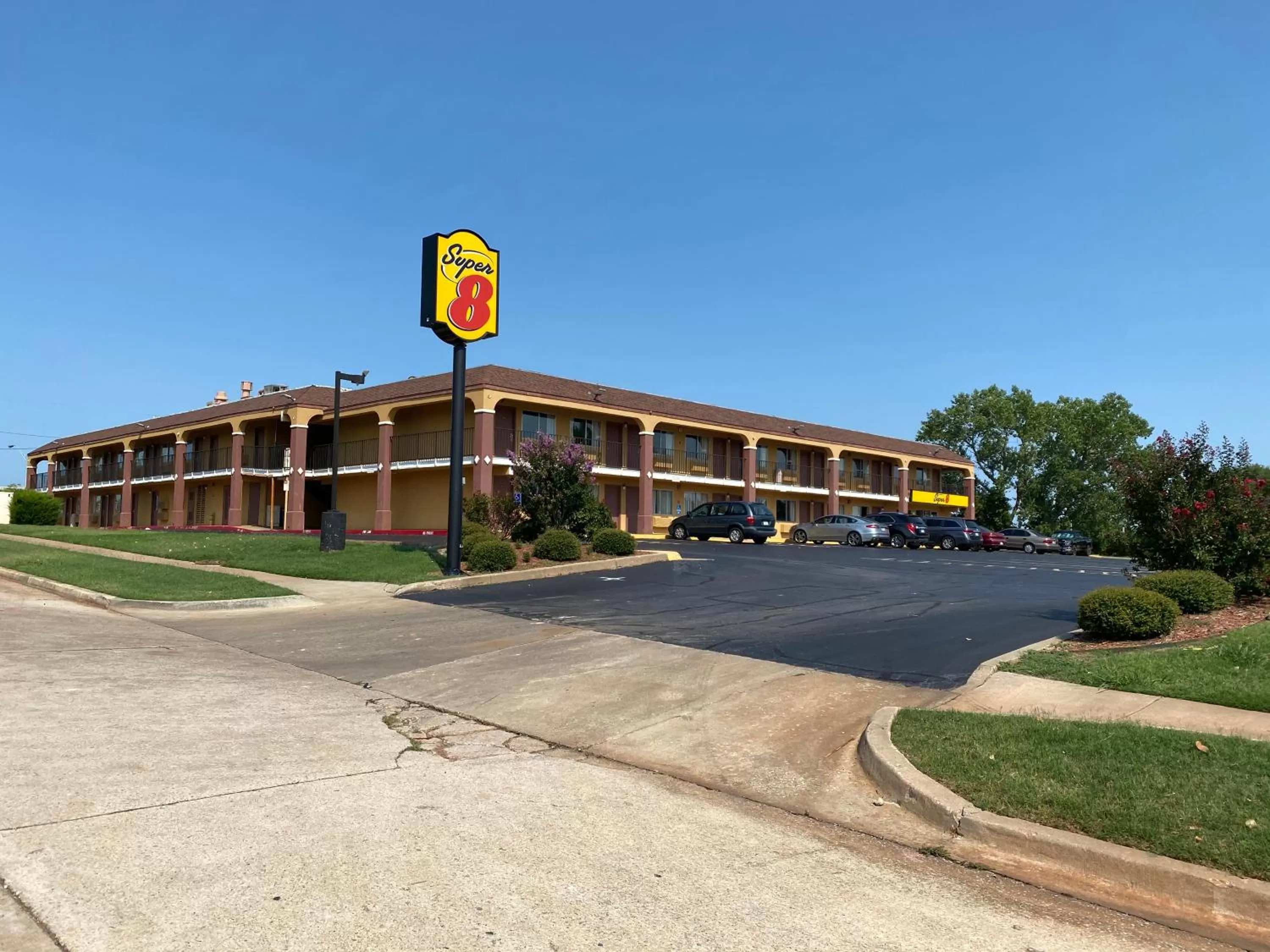 Property building in Super 8 by Wyndham Midwest City OK