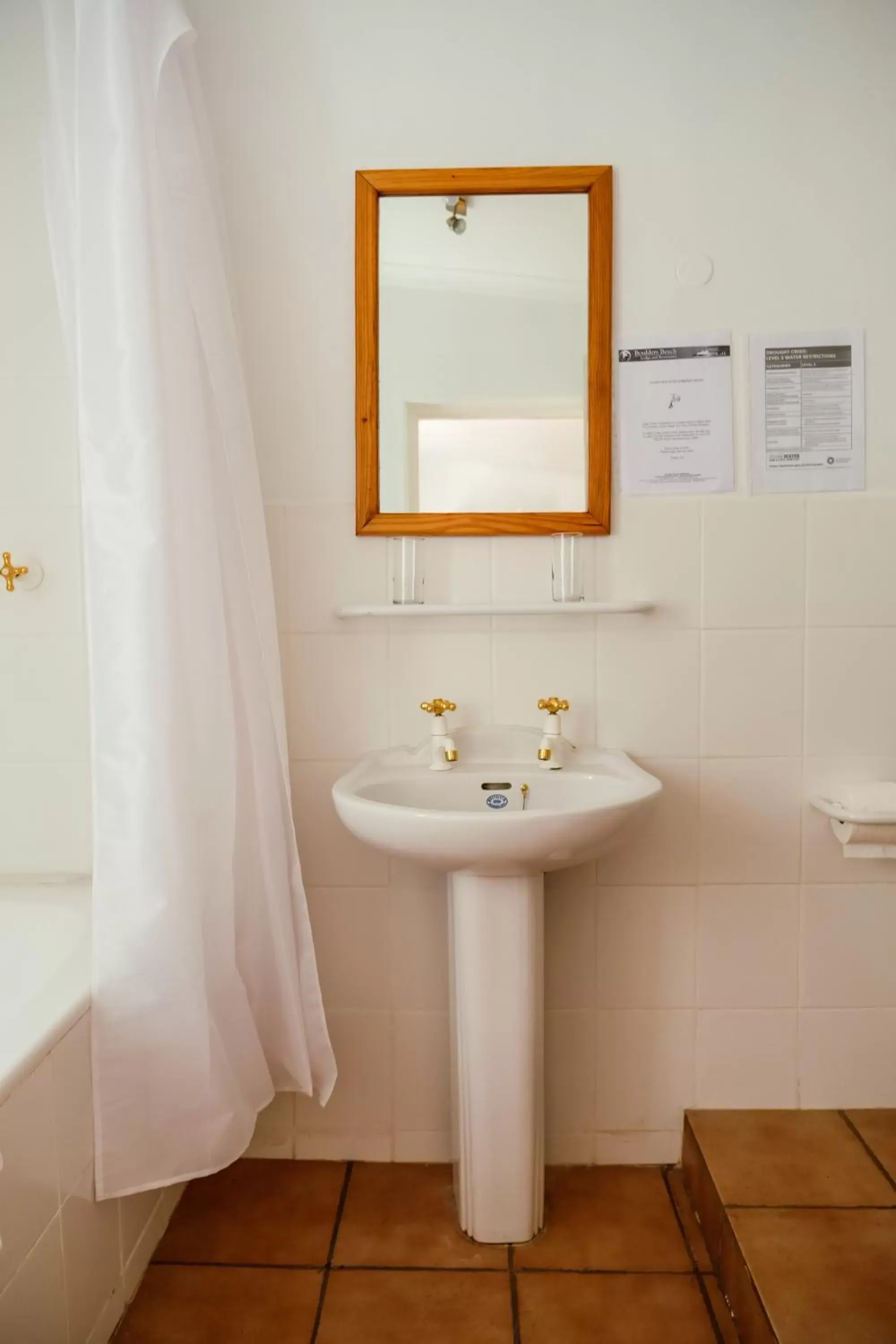 Bathroom in Boulders Beach Hotel, Cafe and Curio shop